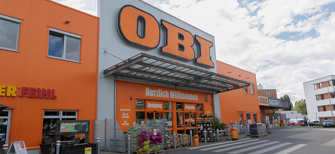 OBI Markt-Eingang Berlin-Lichtenberg