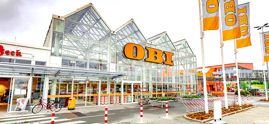 OBI Markt-Eingang Nürnberg Leyher Strasse