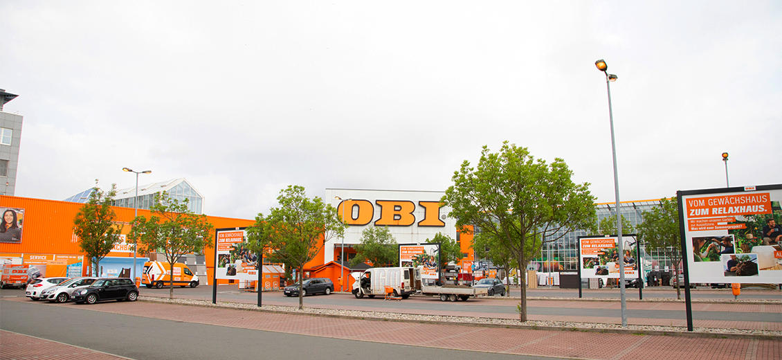 OBI Parkplatz Erfurt Nord