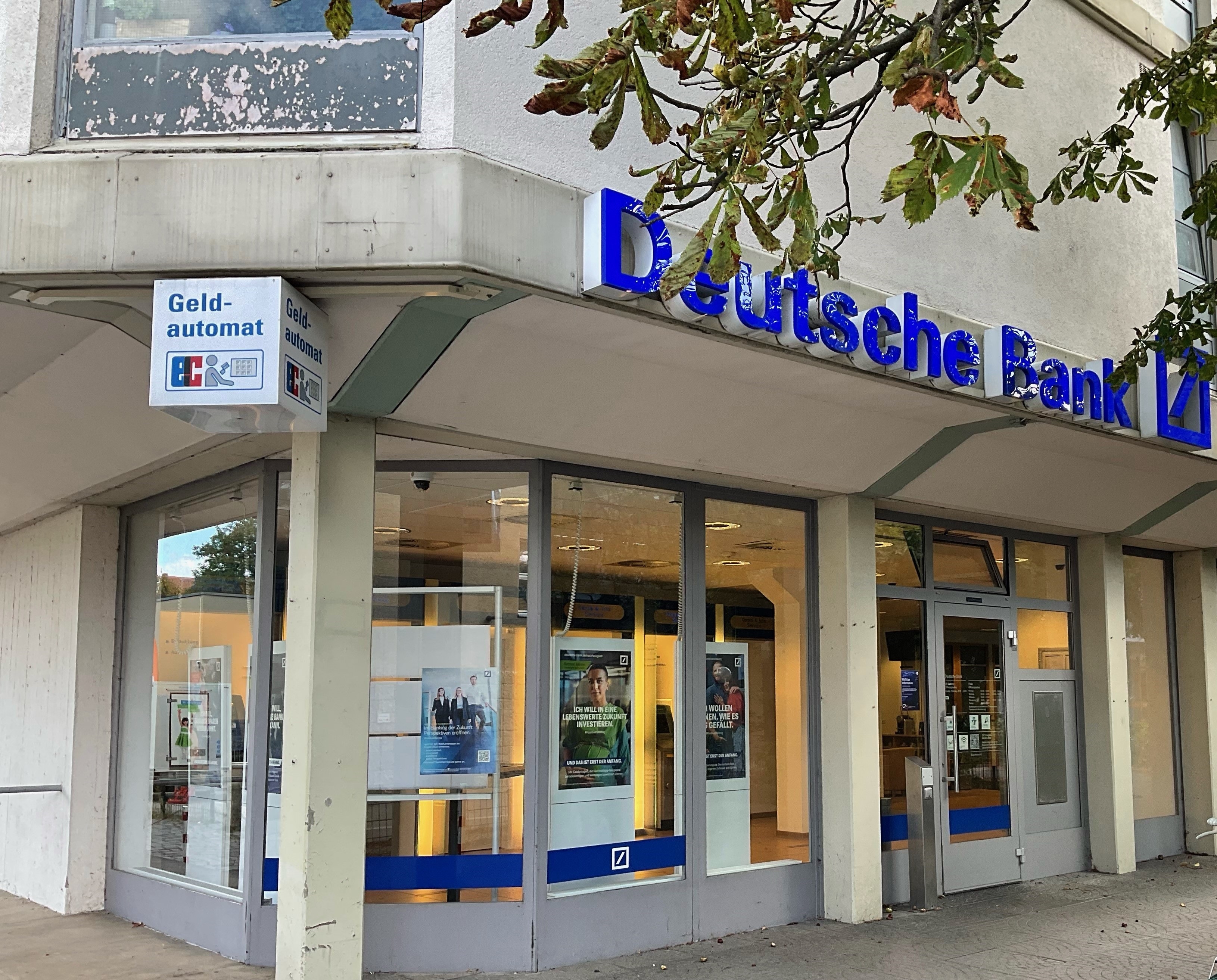 Bilder Deutsche Bank Filiale baw geschlossen