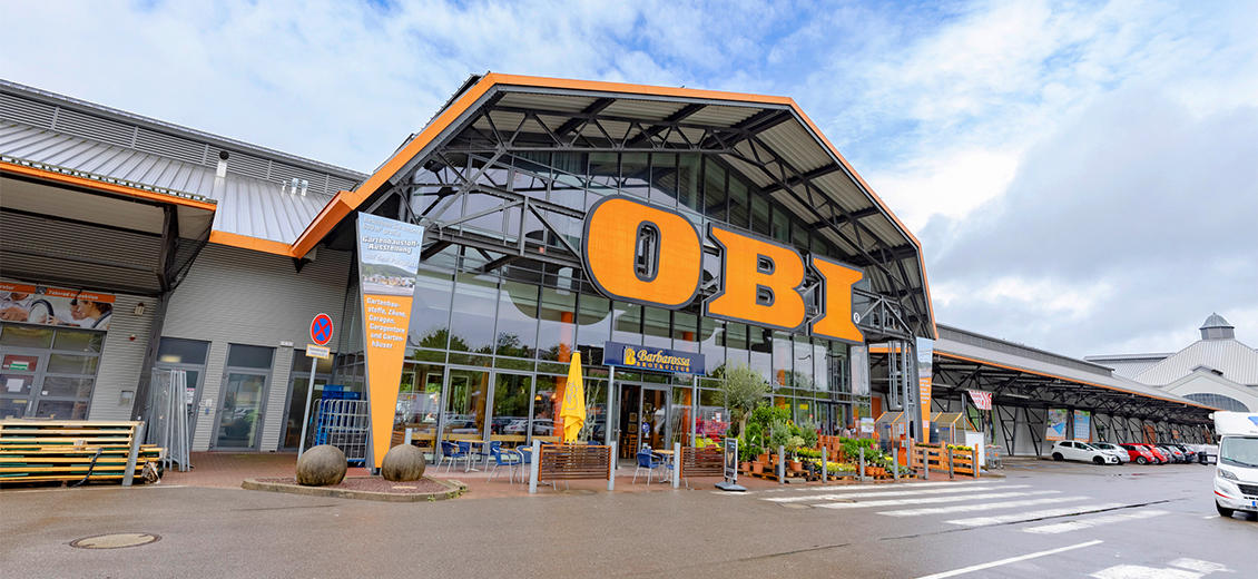 OBI Markt-Eingang Sankt Ingbert