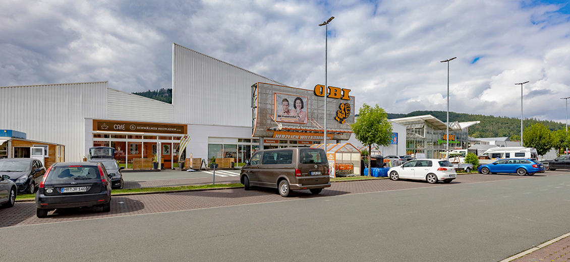 OBI Parkplatz Biedenkopf-Wallau