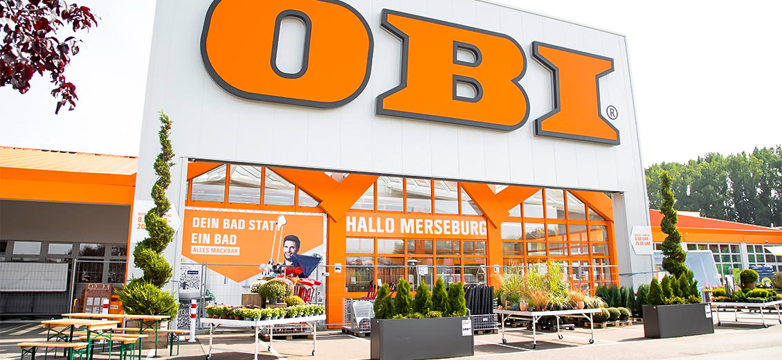 OBI Markt-Eingang Merseburg