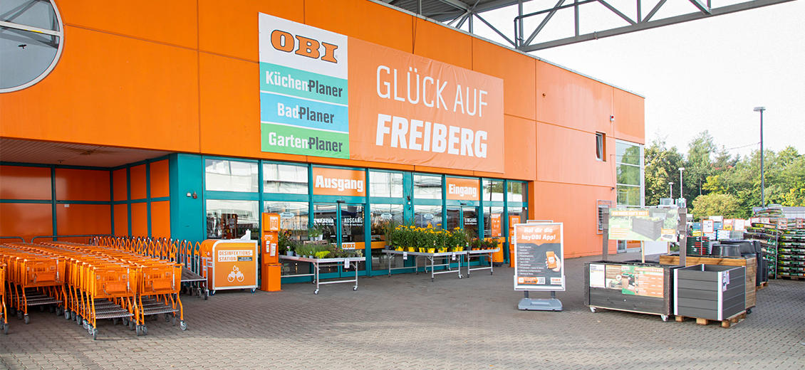 Bilder OBI Markt Freiberg / Sachsen