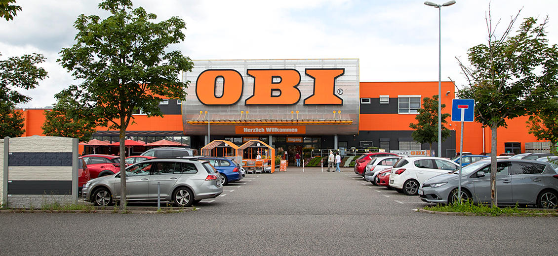 OBI Parkplatz Eisenach