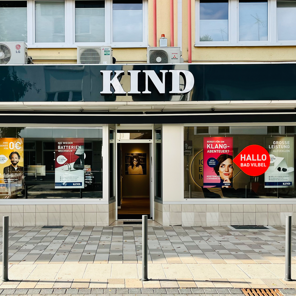 KIND Hörgeräte Bad Vilbel, Frankfurter Straße 26-28 in Bad Vilbel
