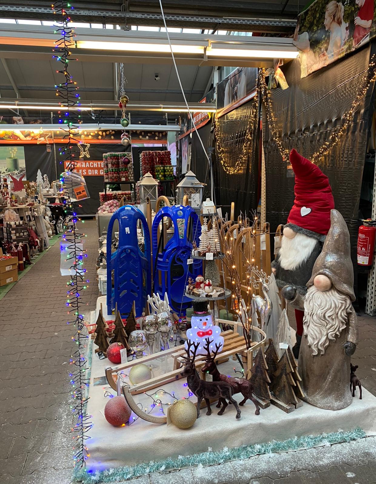Weihnachtsmarkt im Obi Uhingen Oktober 2020