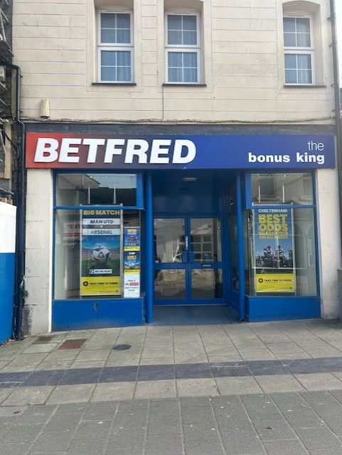 External photo of Betfred shop