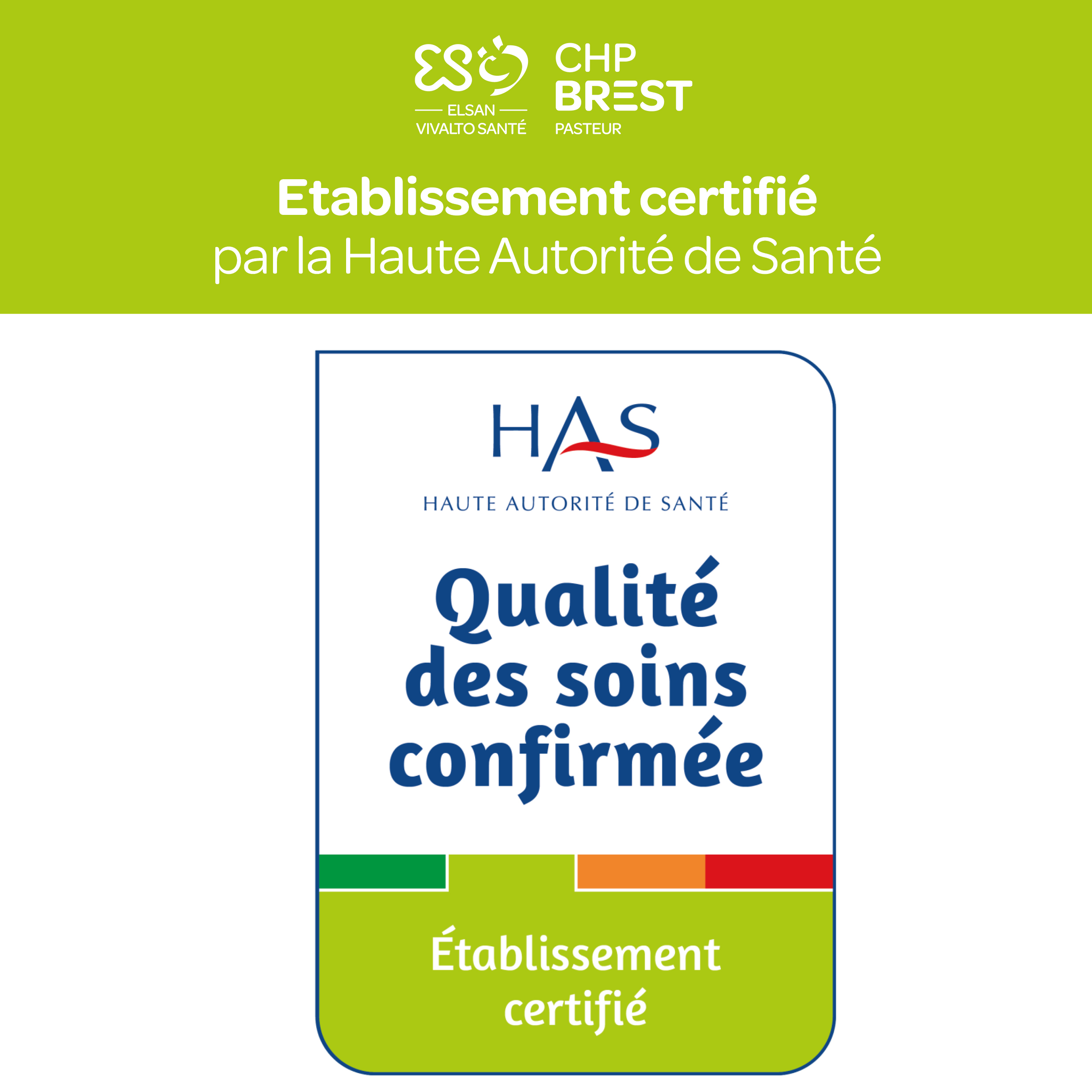 Certification HAS 2025 Certification HAS 2025
