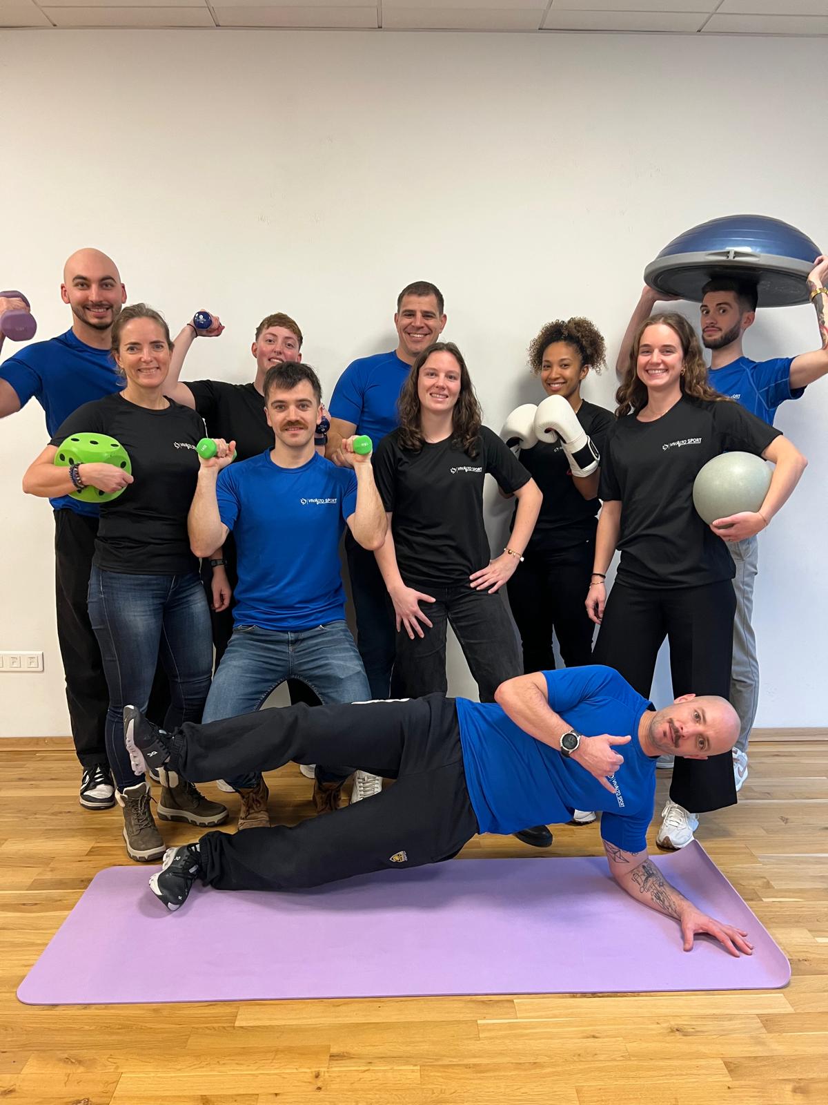 Equipe coachs sportifs Vivalto Sport