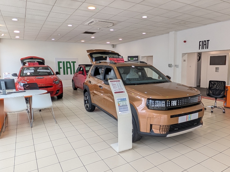 Fiat Car Showroom in Chesterfield