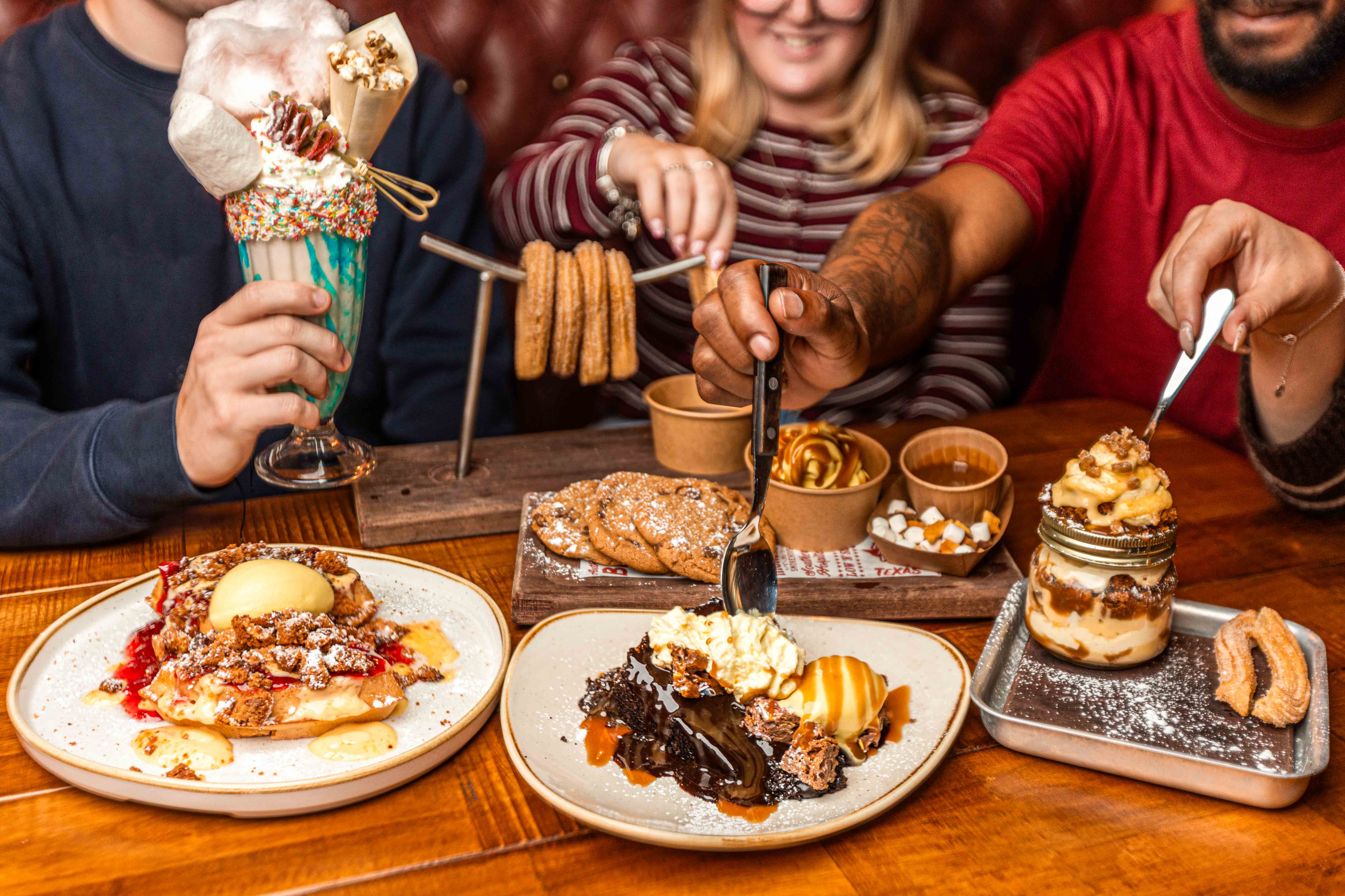 Desserts & Freakshakes at Hickory's Smokehouse
