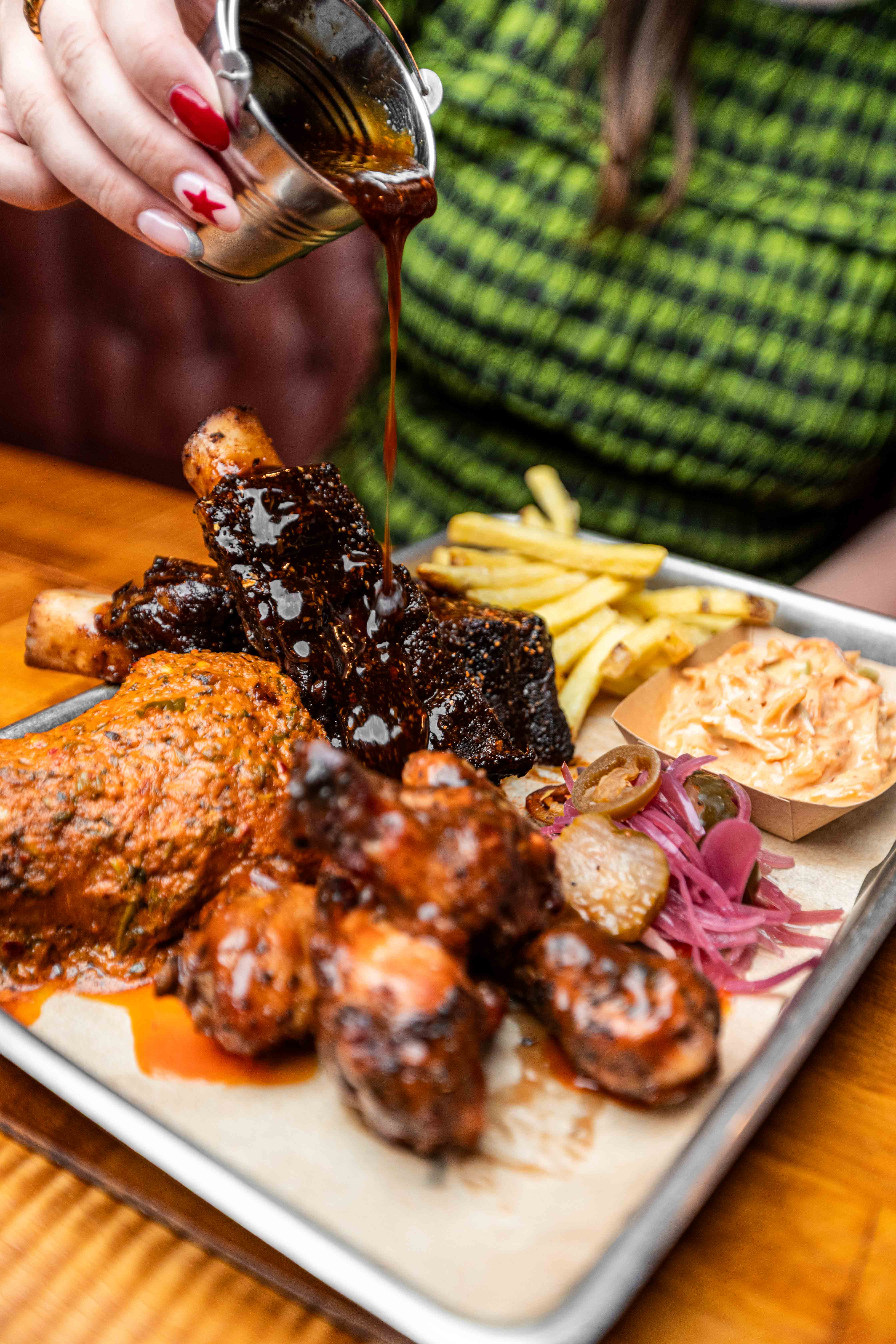 The Bird in the Herd BBQ Tray