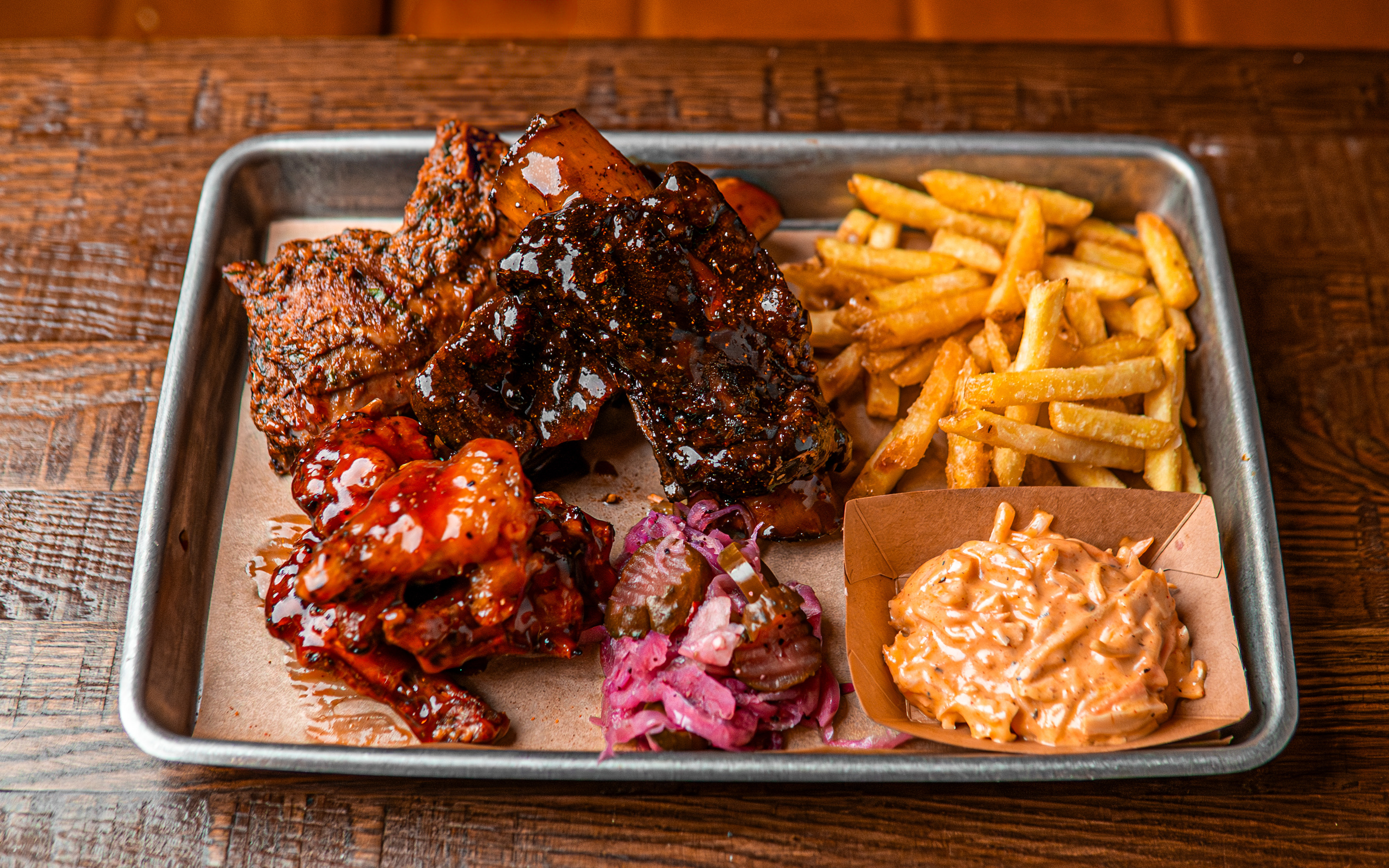 The Bird in the Herd BBQ Tray