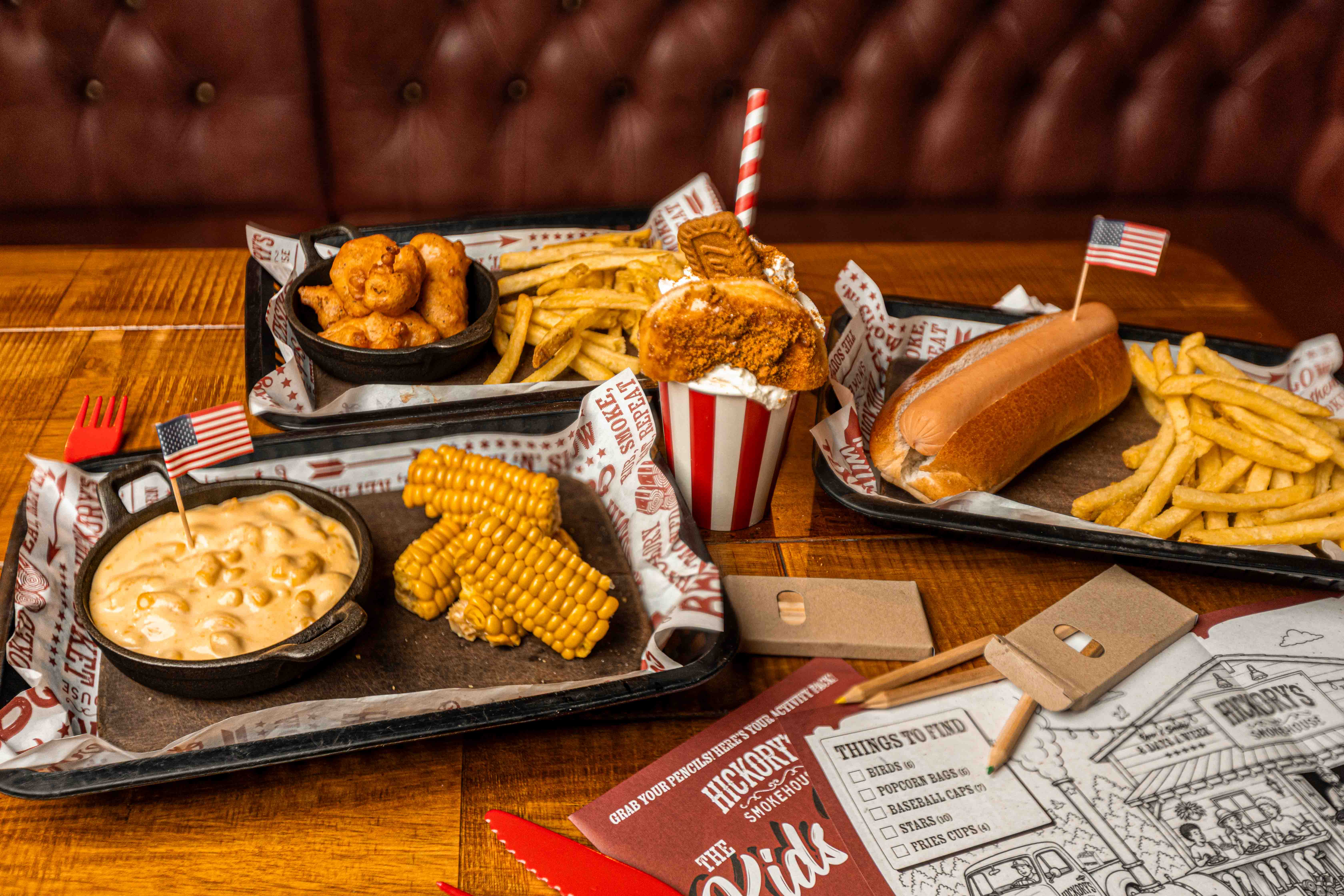 Kids meals at Hickory's Smokehouse