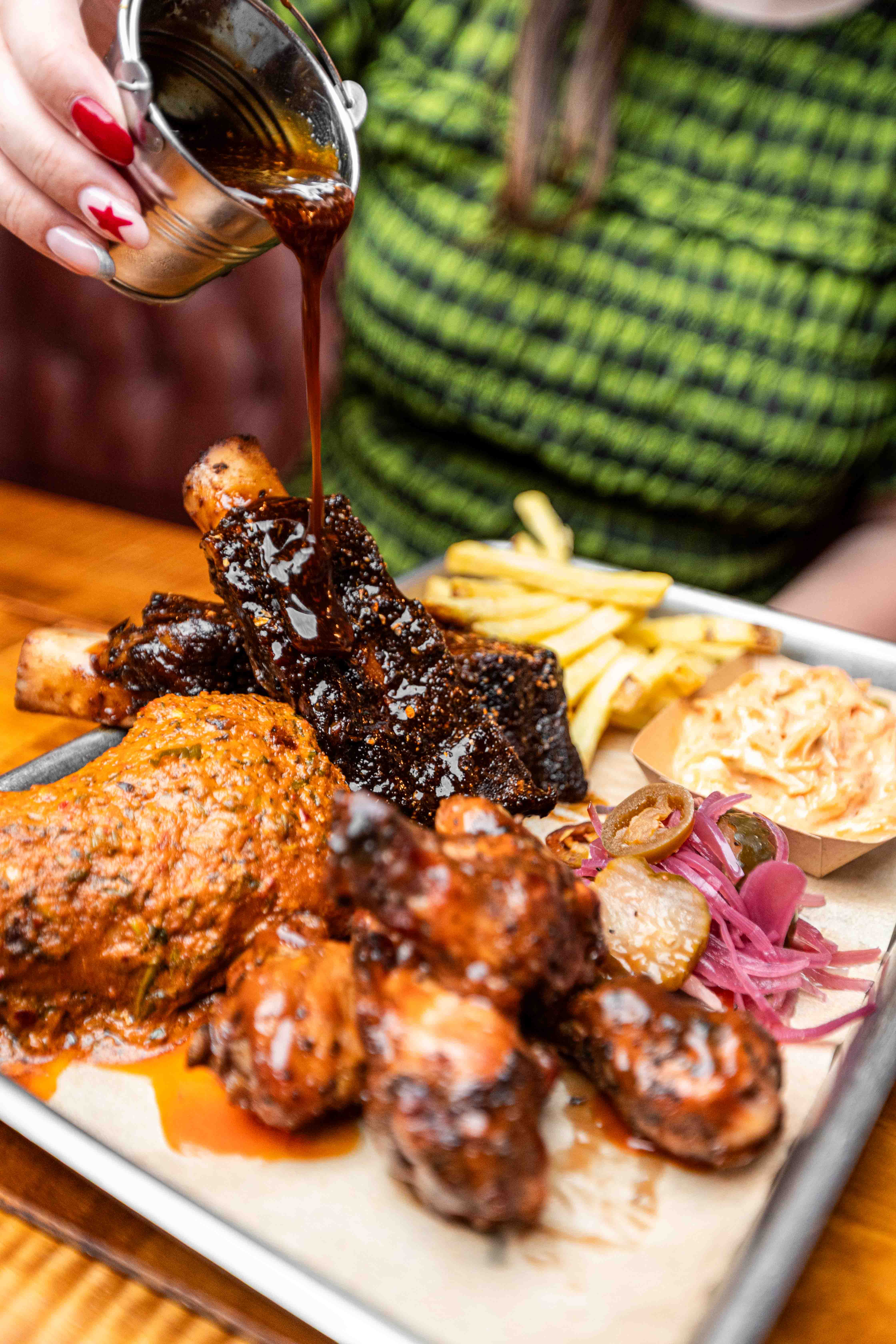 The Bird in the Herd BBQ Tray