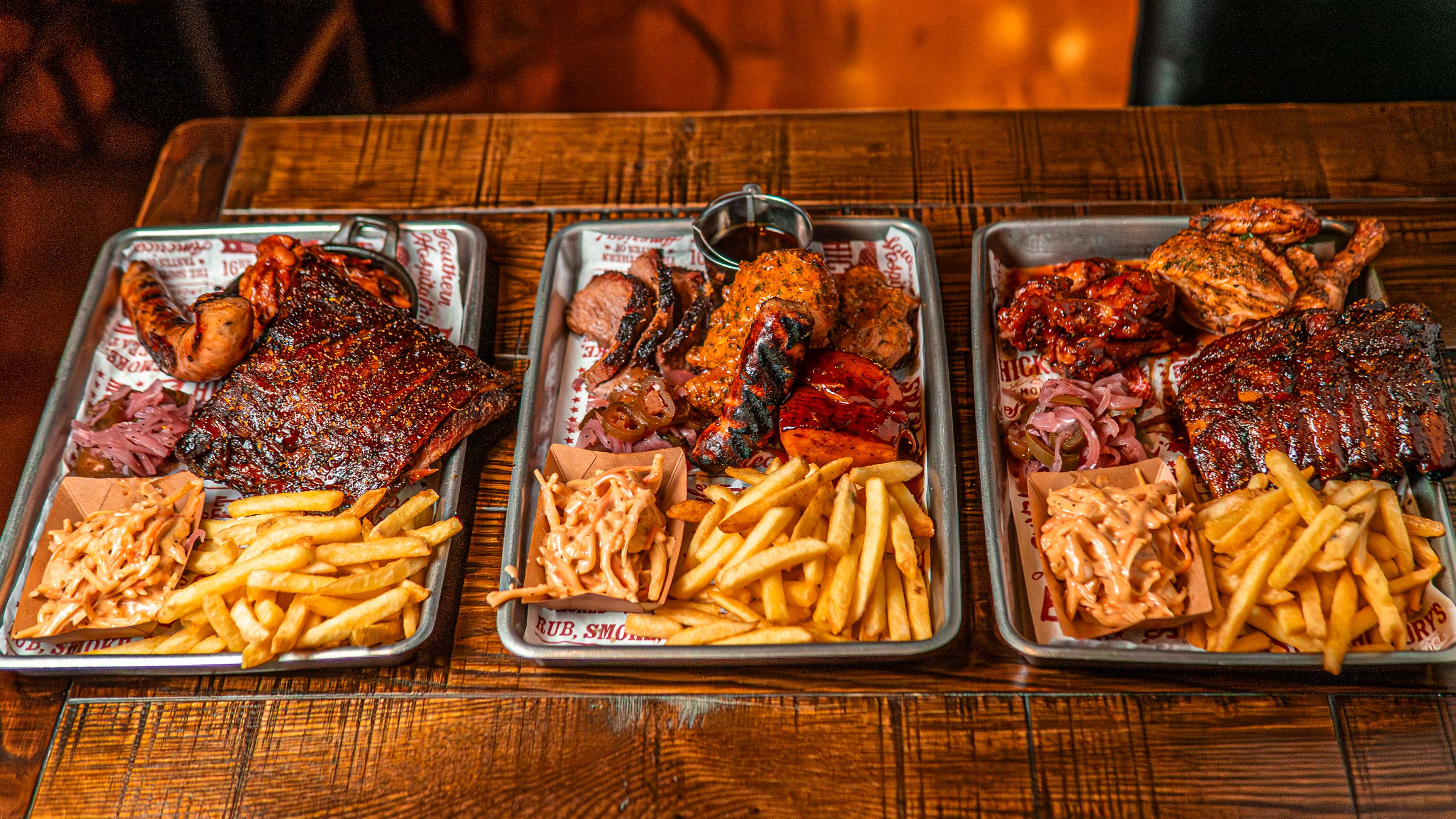 Authentic Texas Style BBQ Trays