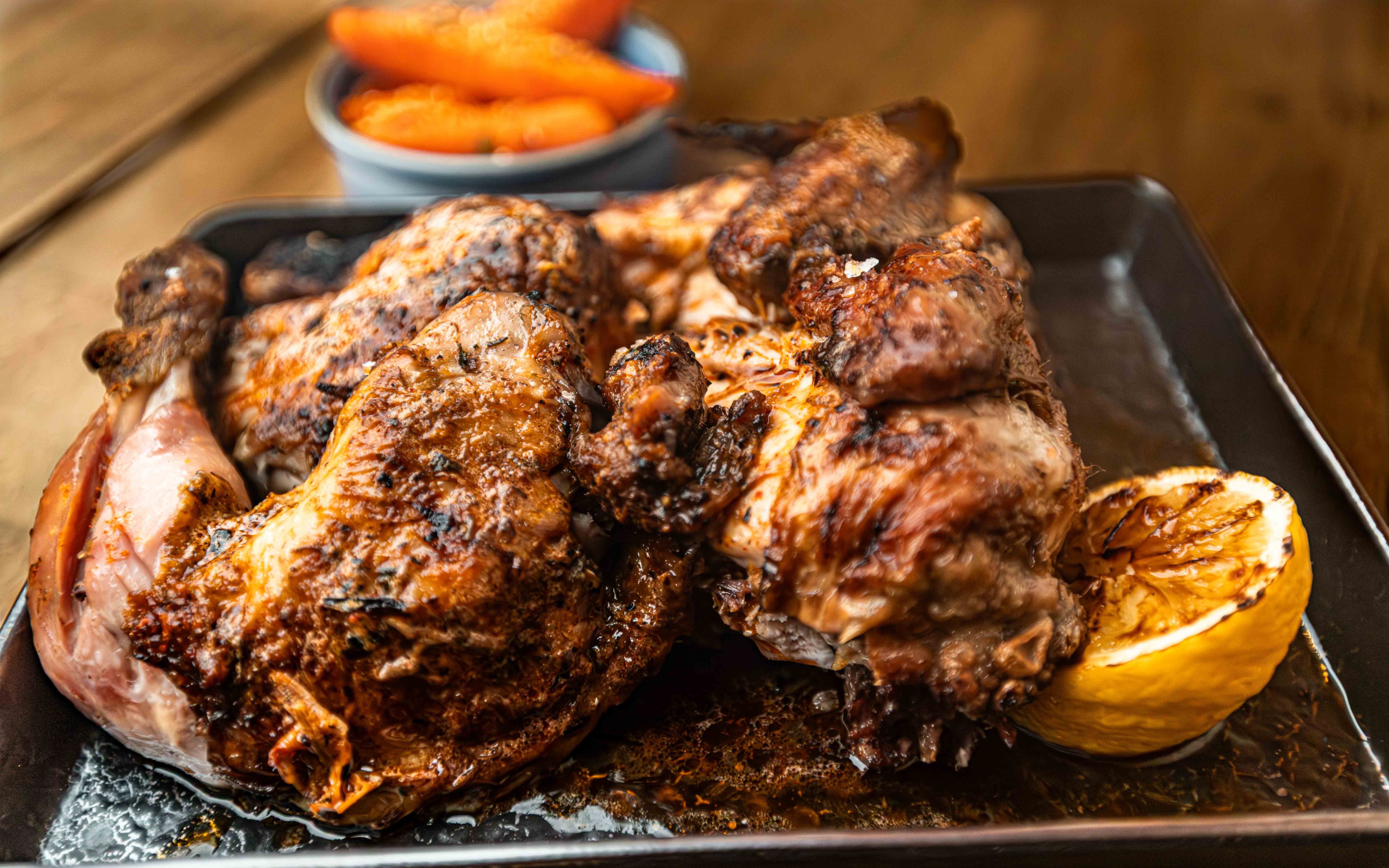 Spit-Roasted Chicken at Barlounge Chester