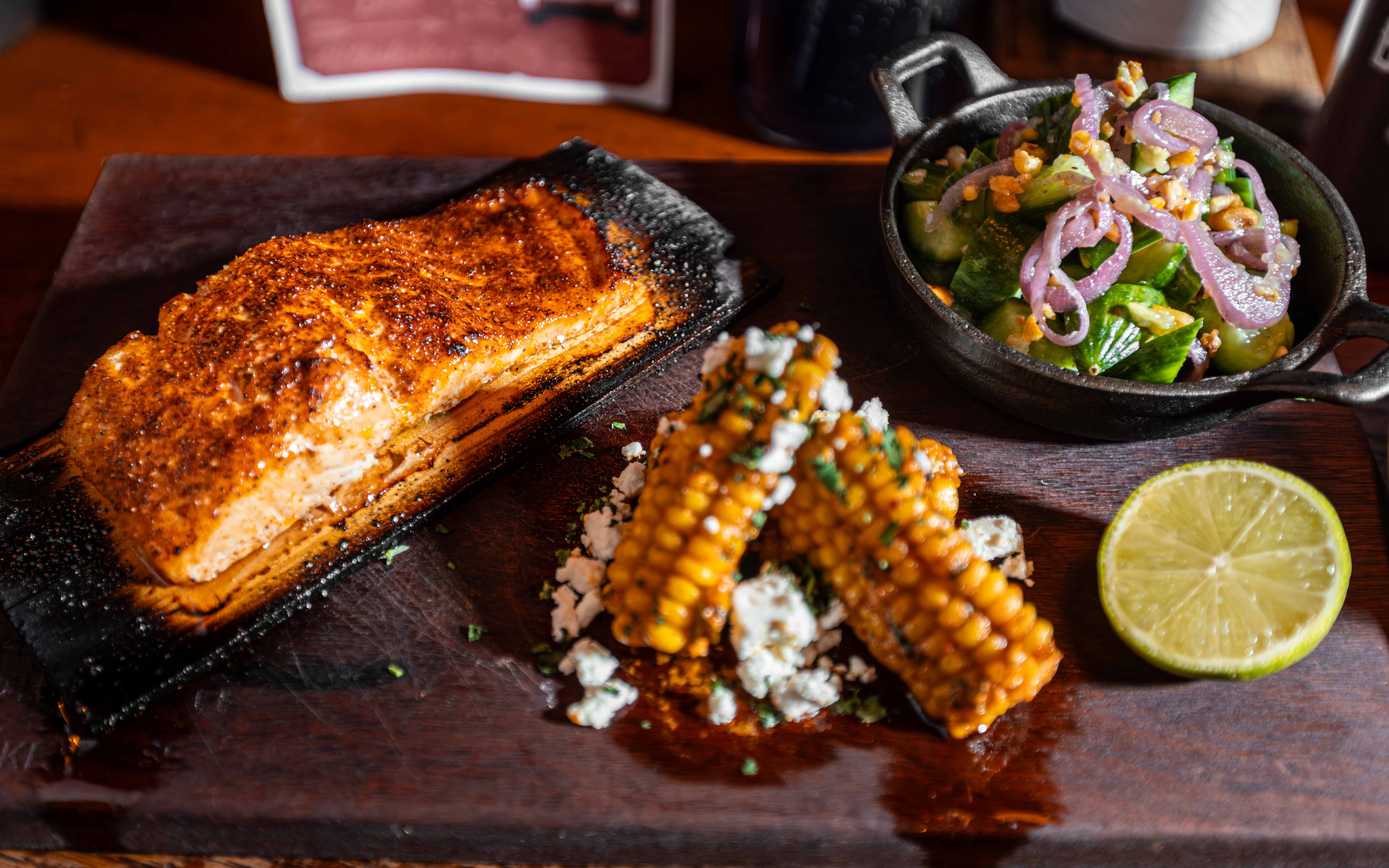 Cedar Plank Roasted Salmon