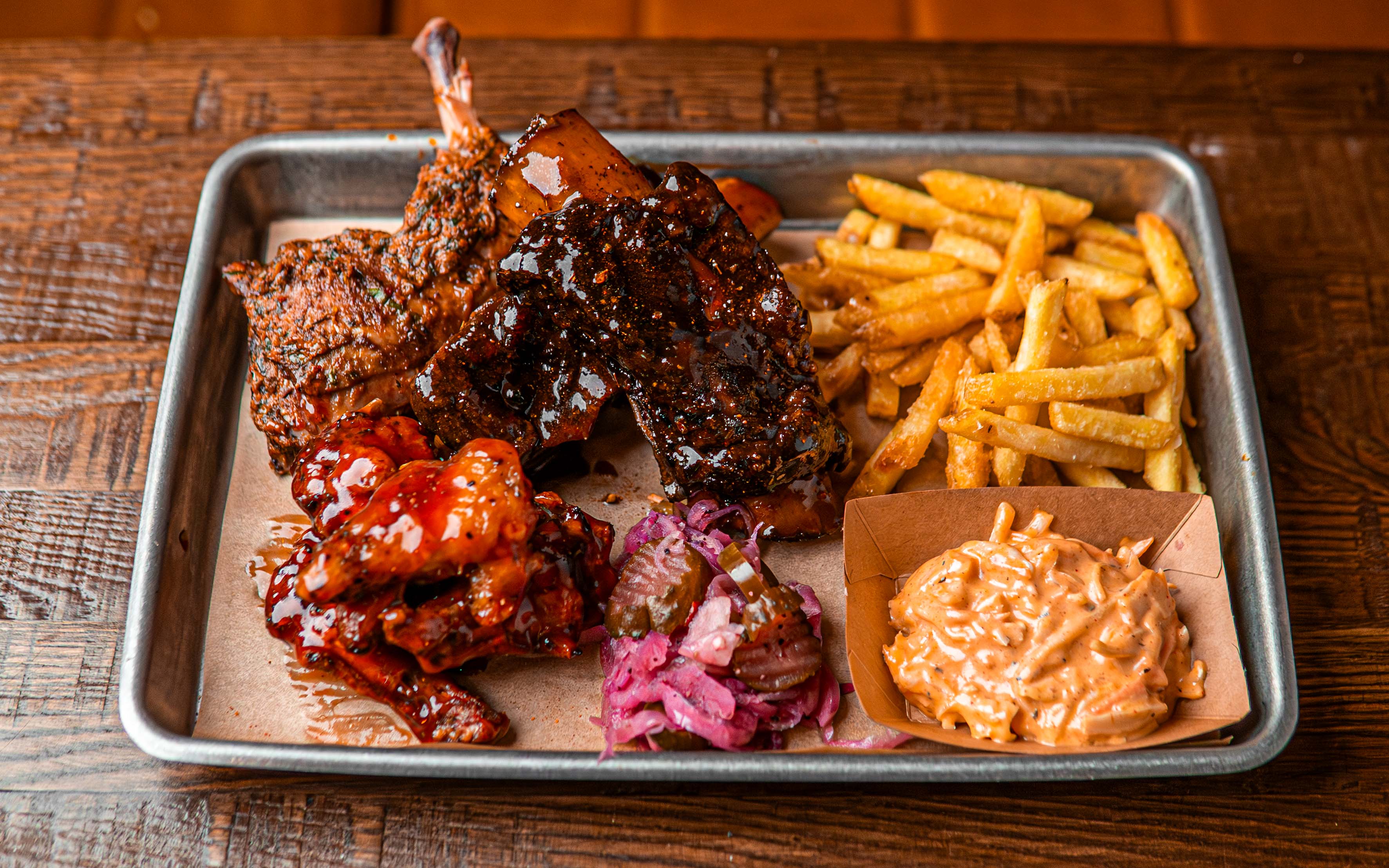 The bird in the herd BBQ Tray - Hickory's Smokehouse Letchworth