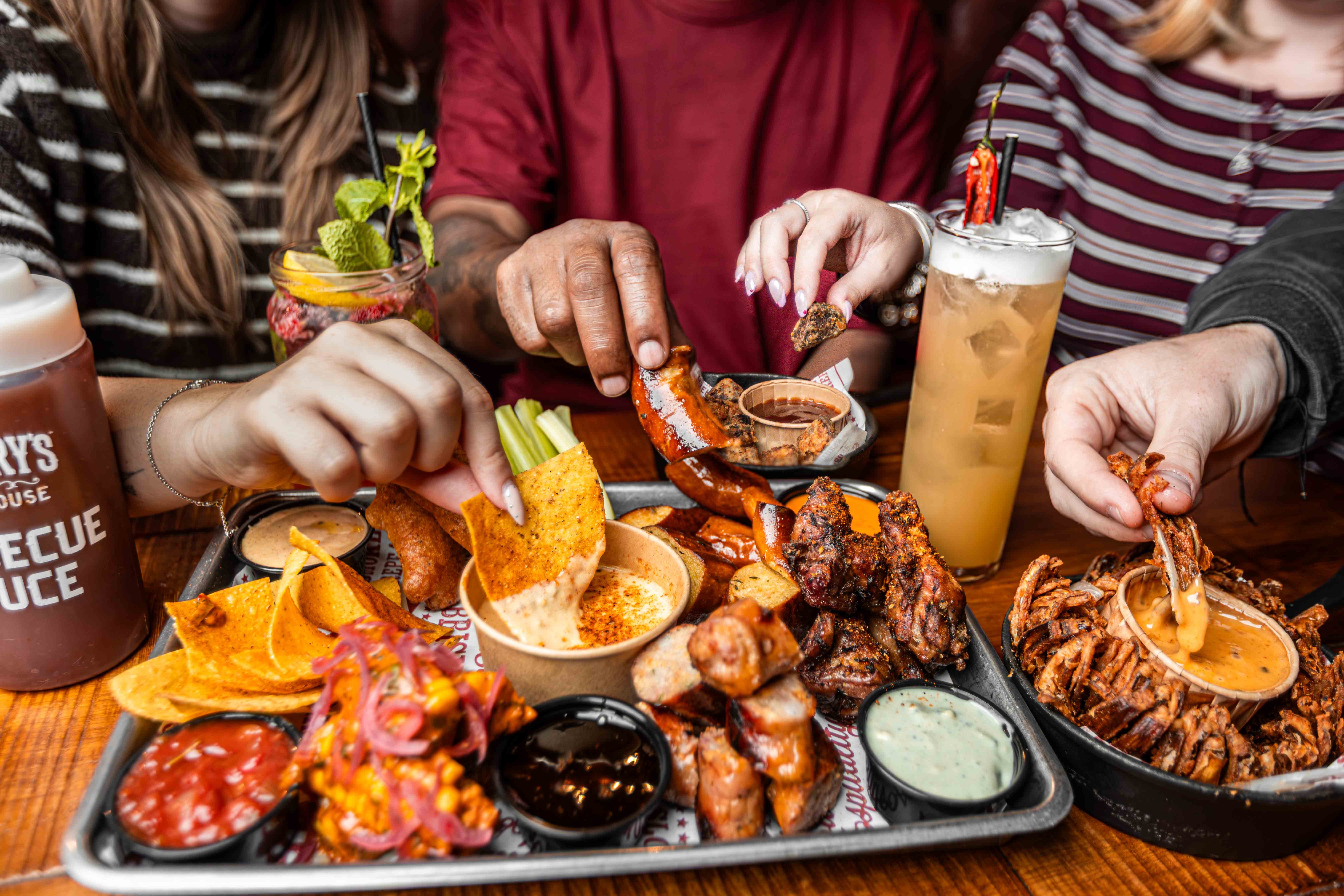 Appetisers at Hickory's Smokehouse