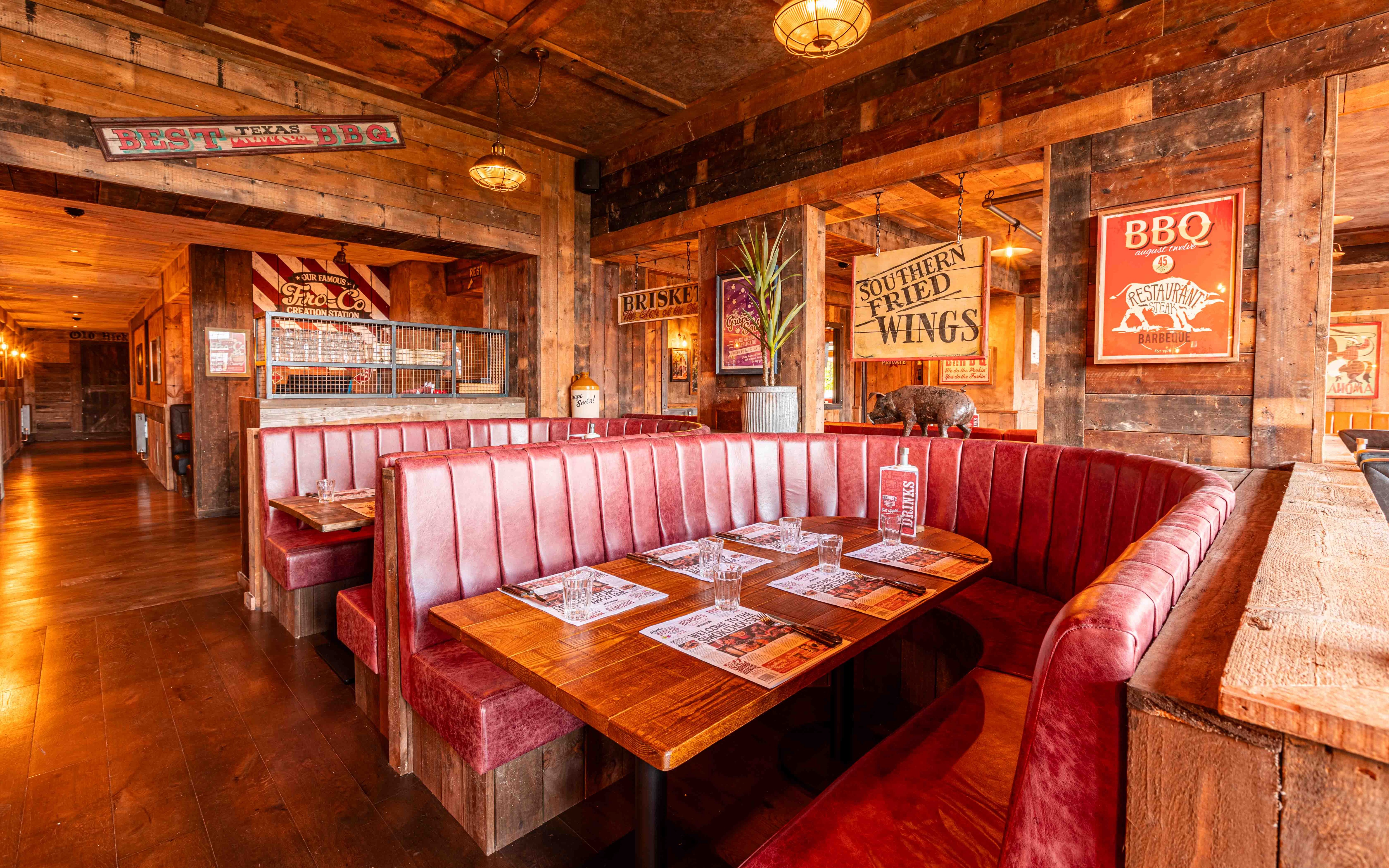 Family Dining & Large Party Celebrations at Hickory's Smokehouse Adel