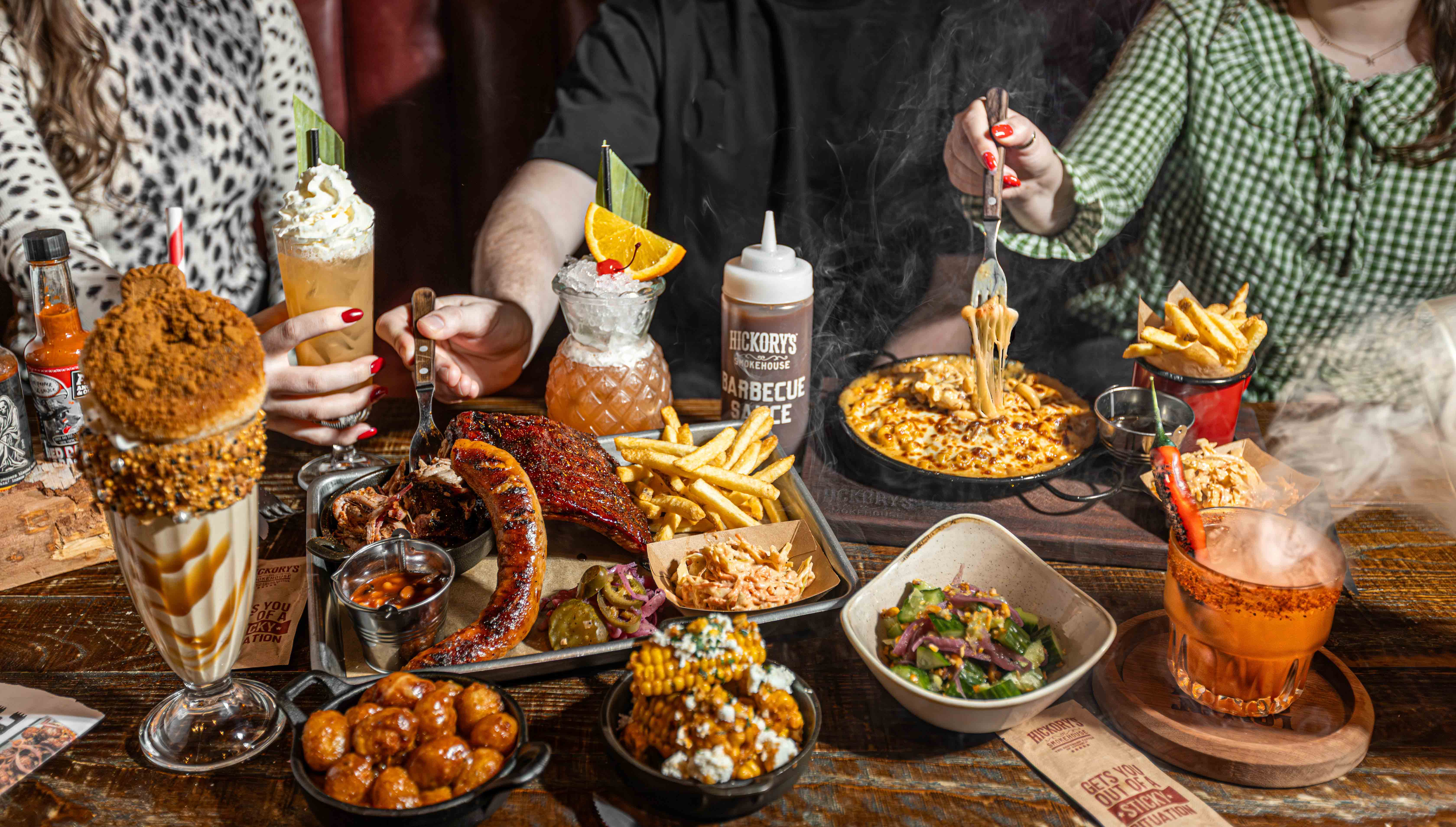 BBQ Feasting at Hickory's Smokehouse