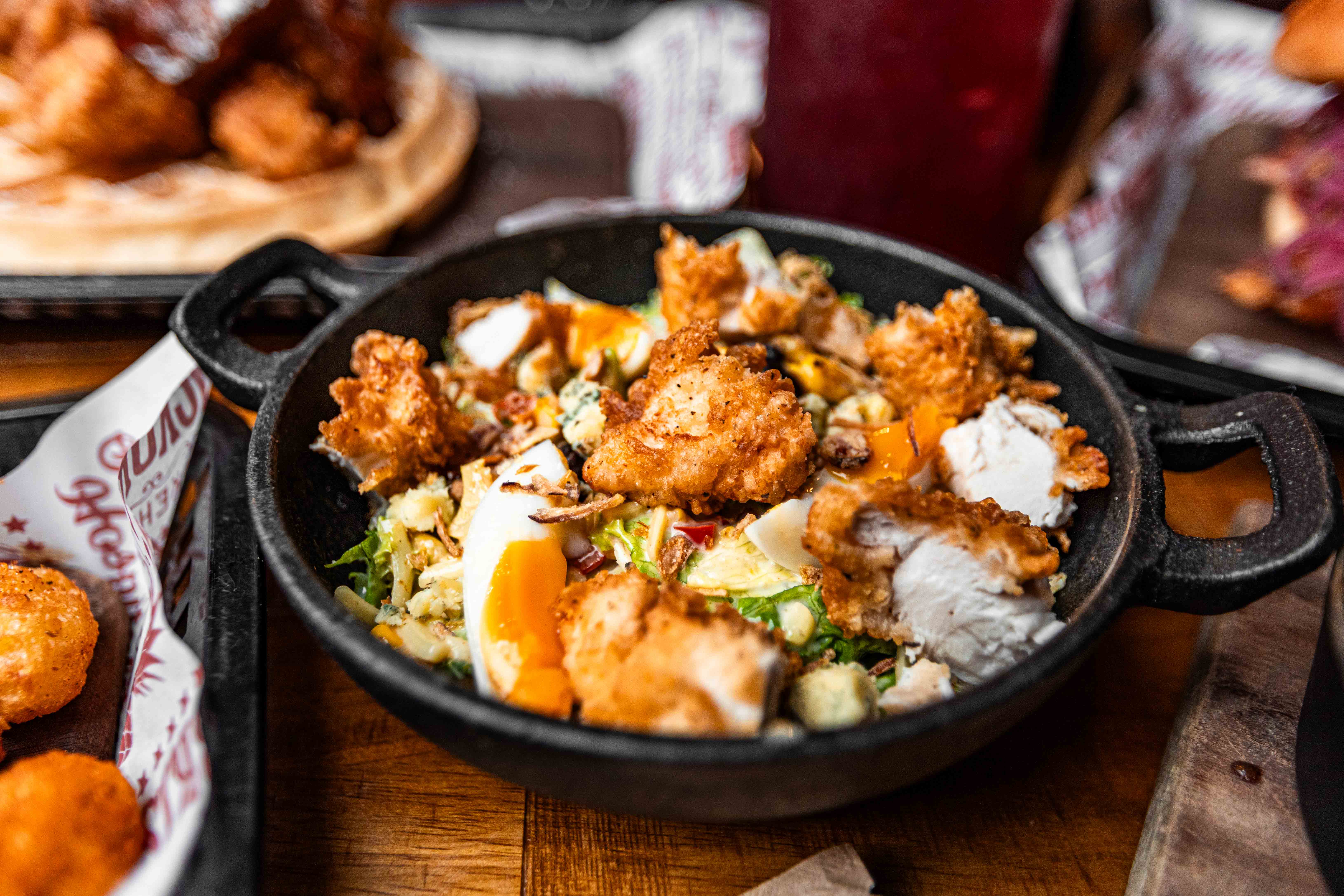 Hickory's Baby Cobb Salad with Southern Fried Chicken