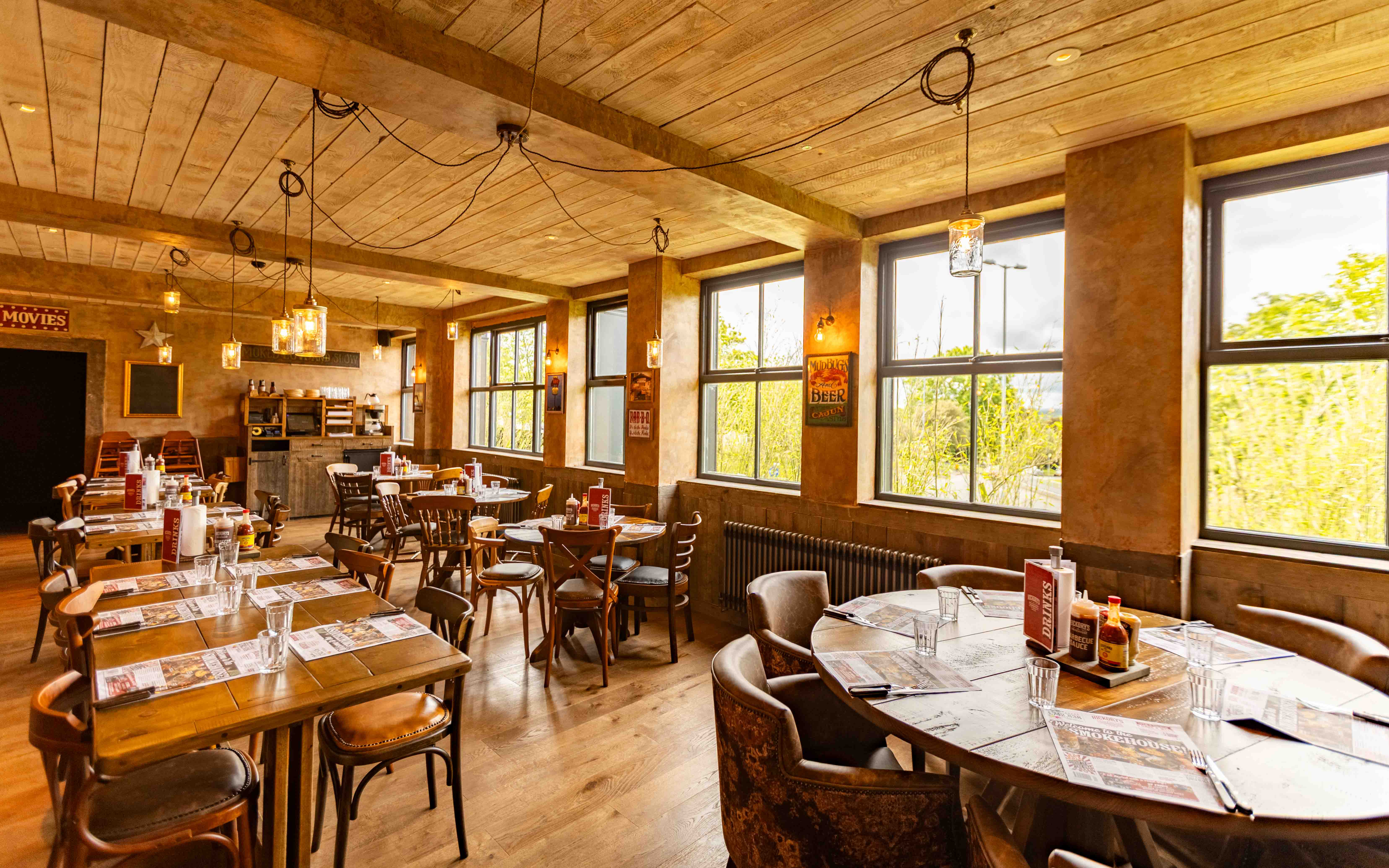 Hickory's Smokehouse Gateshead - Family Dining Area