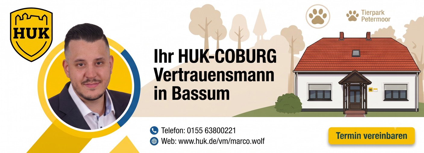 HUK-COBURG Versicherung Marco Wolf in Bassum, Syker Str. 40 in Bassum