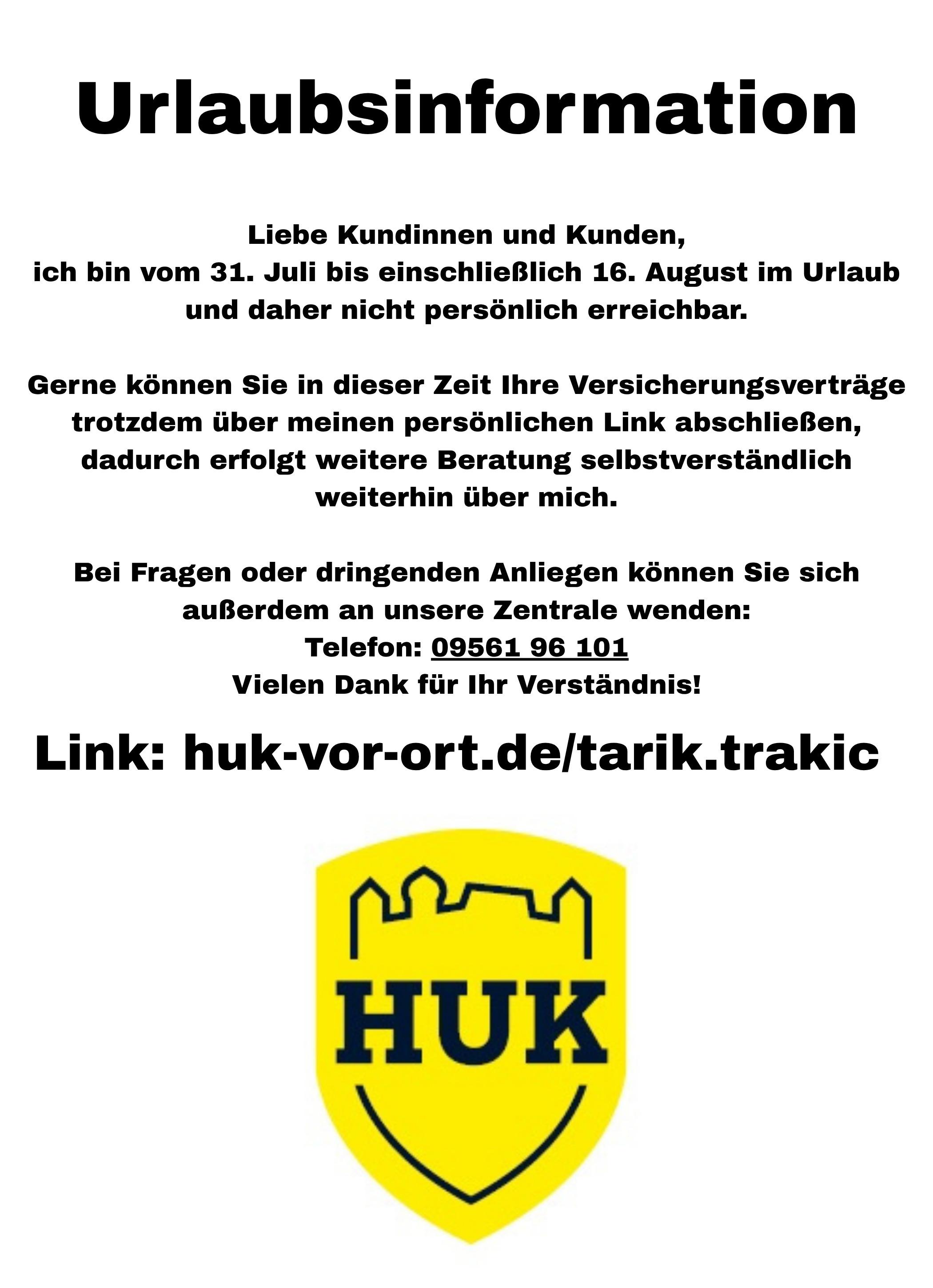 Bild 1 HUK-COBURG Versicherung Tarik Trakic in Rüsselsheim in Rüsselsheim