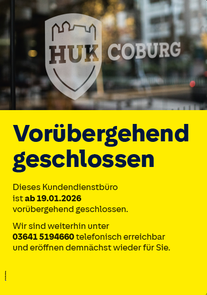 HUK-COBURG Versicherung Thomas Rebhan in Jena - Zentrum, Grietgasse 18 in Jena