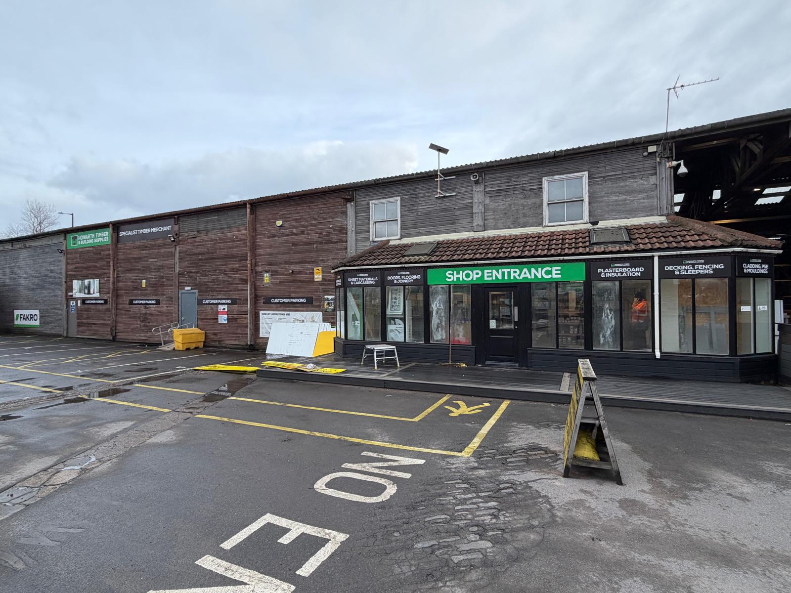 Howarth Timber Sunderland Shop Entrance