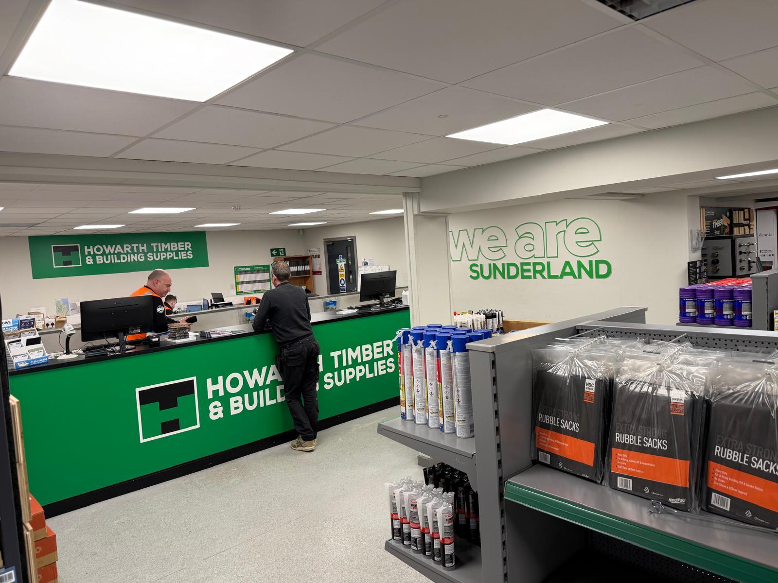 Howarth Timber Sunderland Counter
