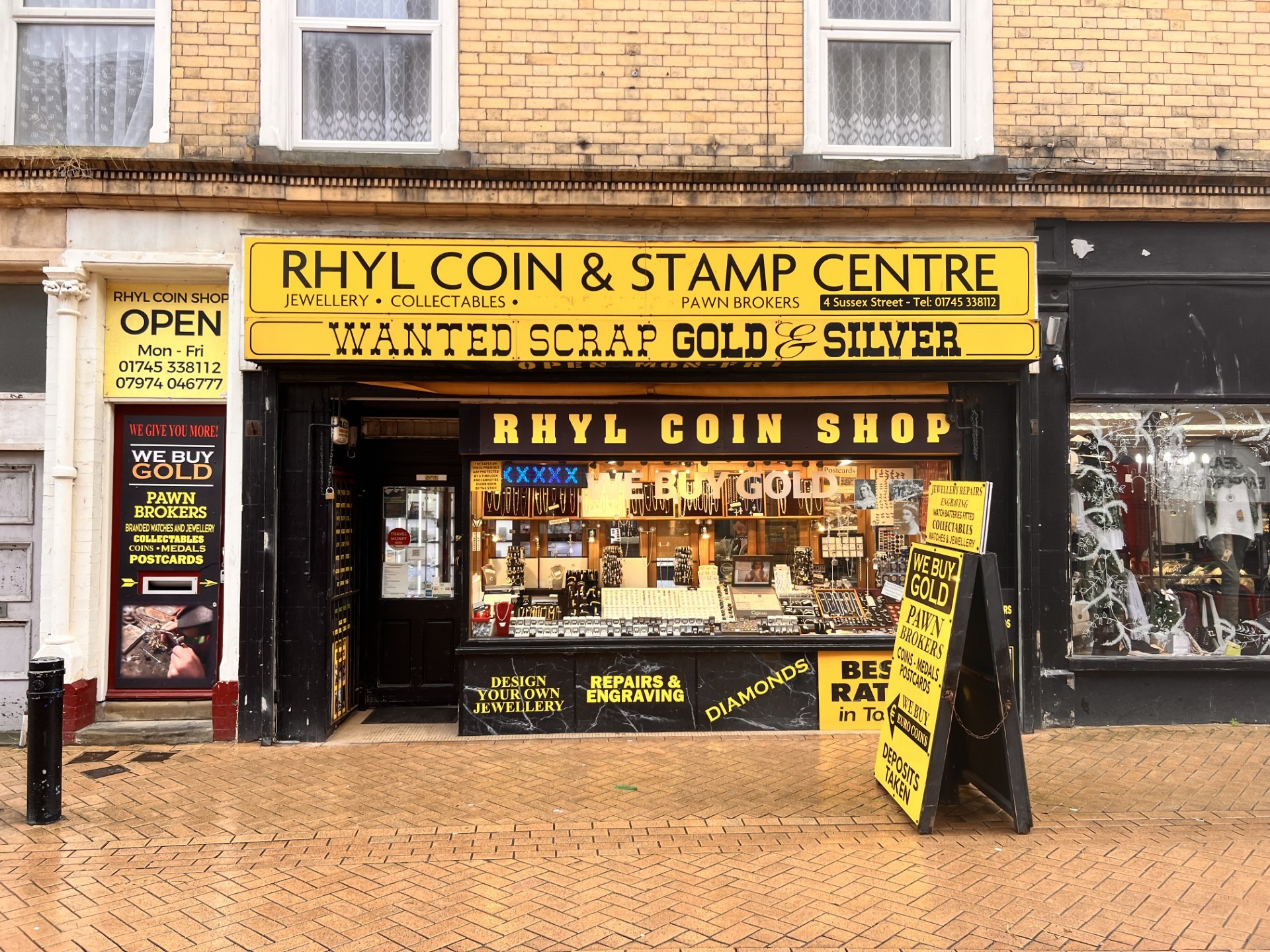 No1 Currency Exchange Rhyl (inside Rhyl Coin & Stamp Centre)