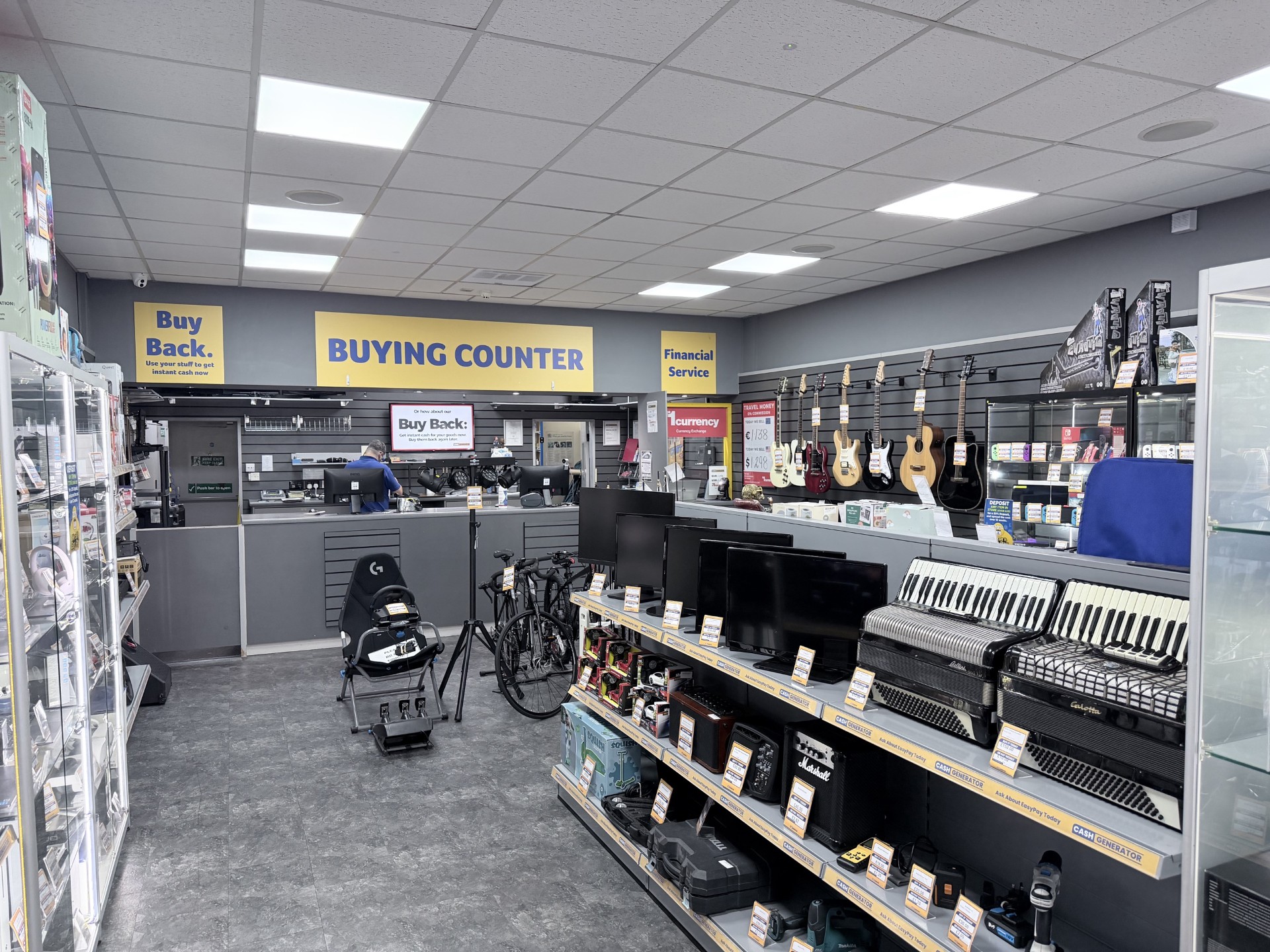 No1 Currency Exchange Kilmarnock (inside Cash Generator)