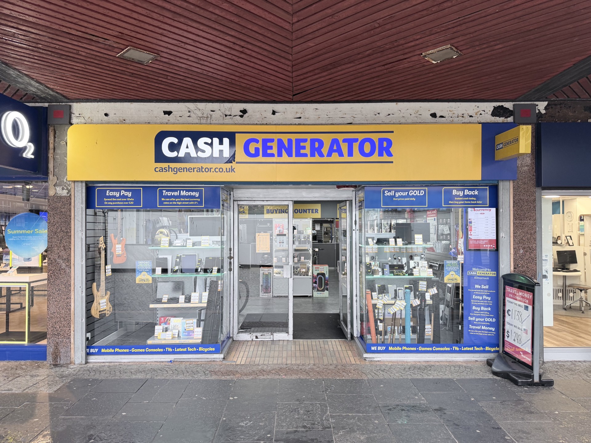 No1 Currency Exchange Kilmarnock (inside Cash Generator)
