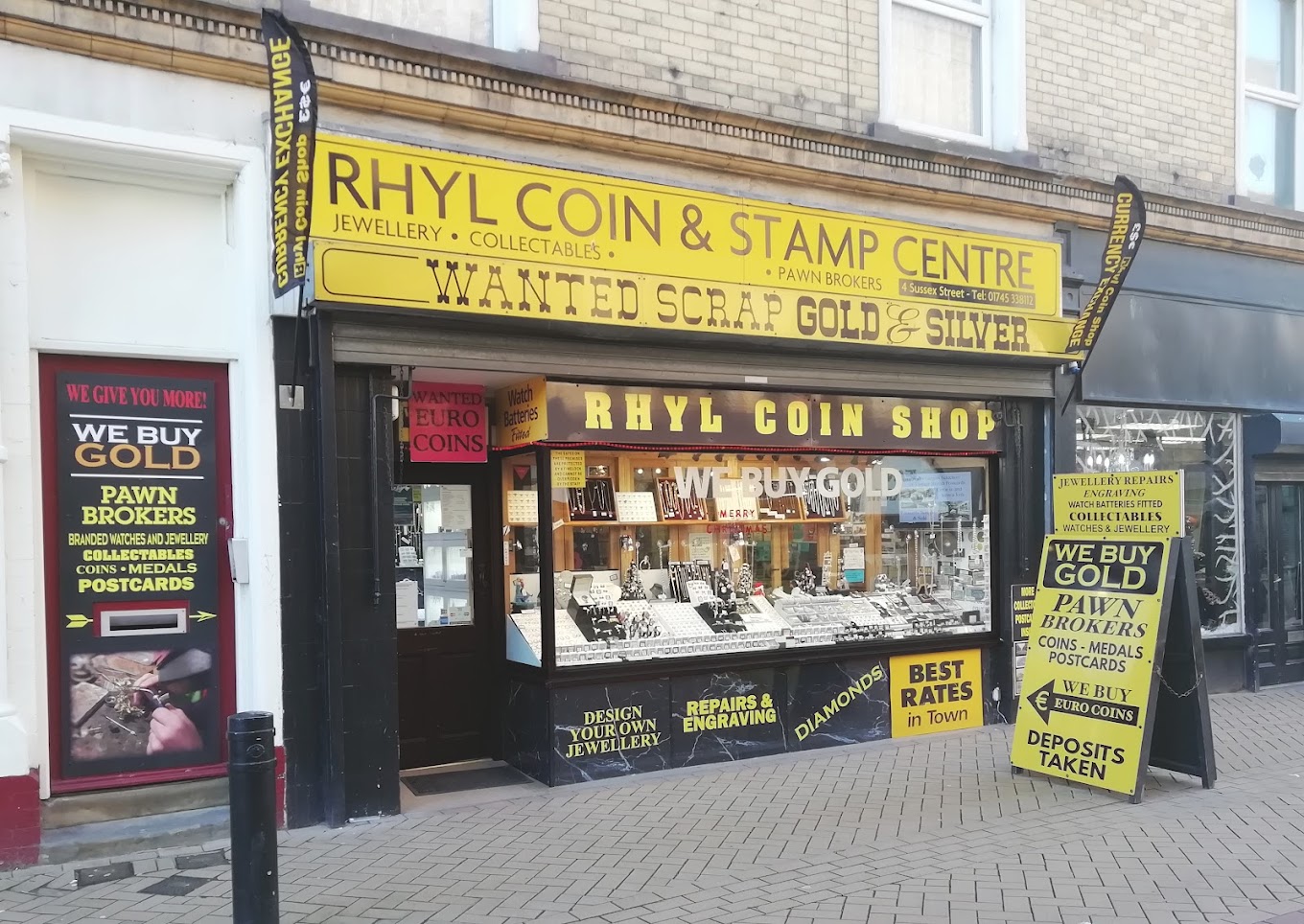 No1 Currency Exchange Rhyl (inside Rhyl Coin & Stamp Centre)