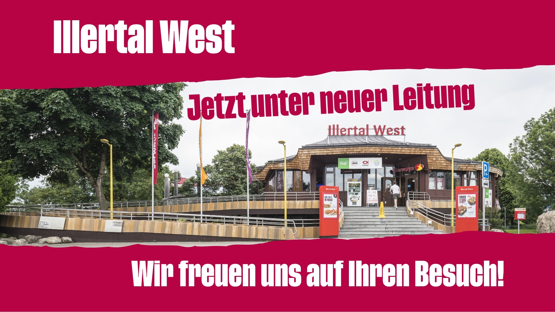 Serways Raststätte Illertal West, An der BAB7 in Dettingen an der Iller
