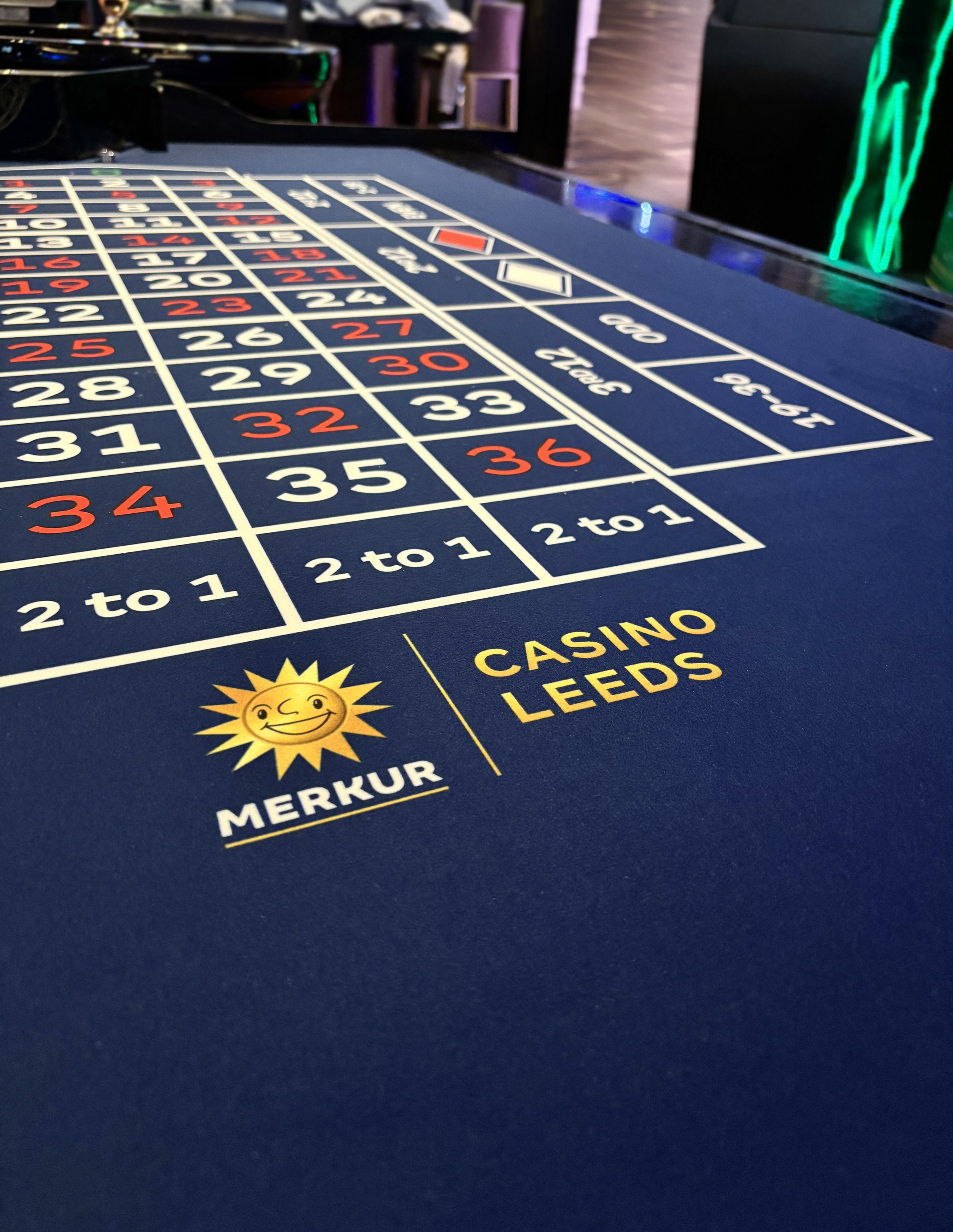 MERKUR Casino Leeds Table