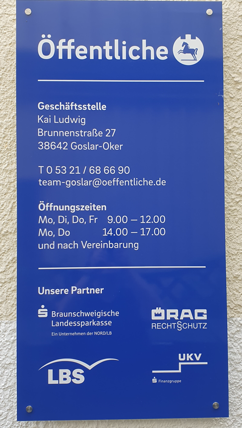 Öffentliche Versicherung Braunschweig - Kai Ludwig, Brunnenstraße 27 in Goslar