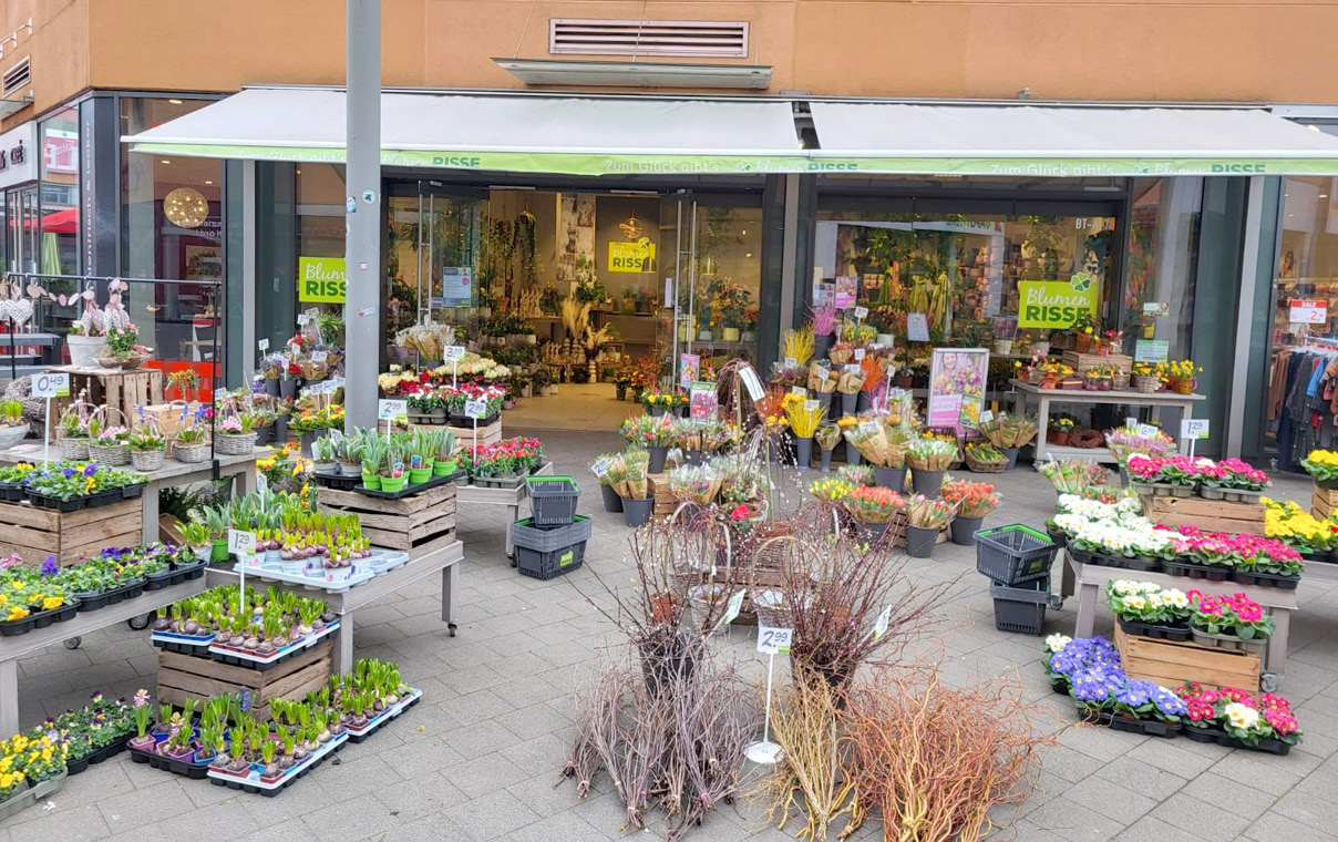 Blumen Risse Blumenladen Oberhausen, Bahnhofstr. 80 - 84 in Oberhausen