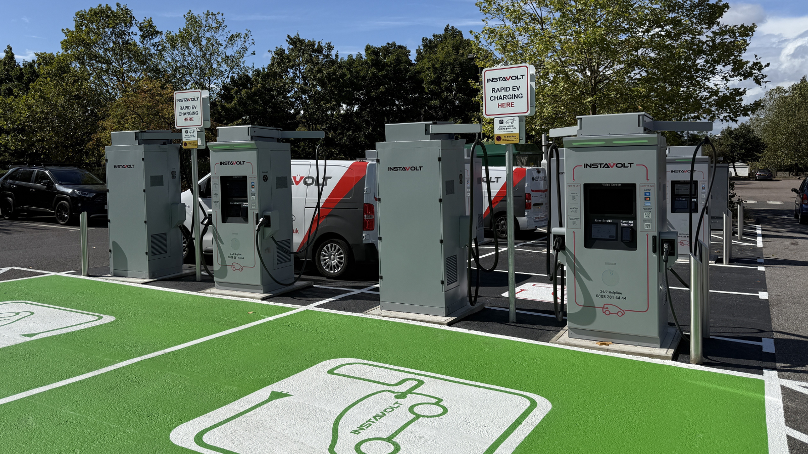 Images InstaVolt Charging Station