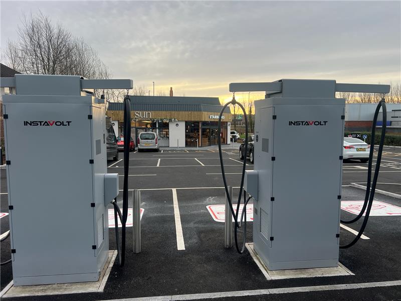 Images InstaVolt Charging Station