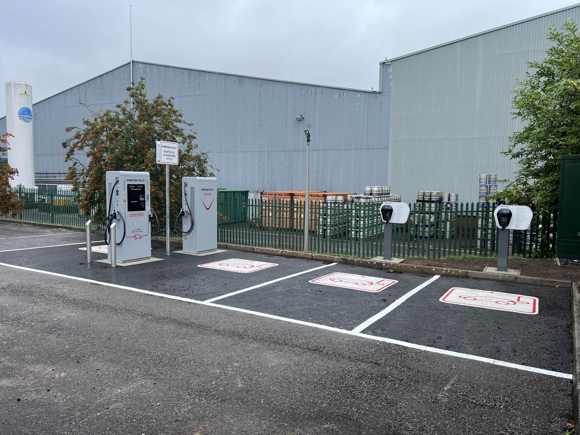 Images InstaVolt Charging Station