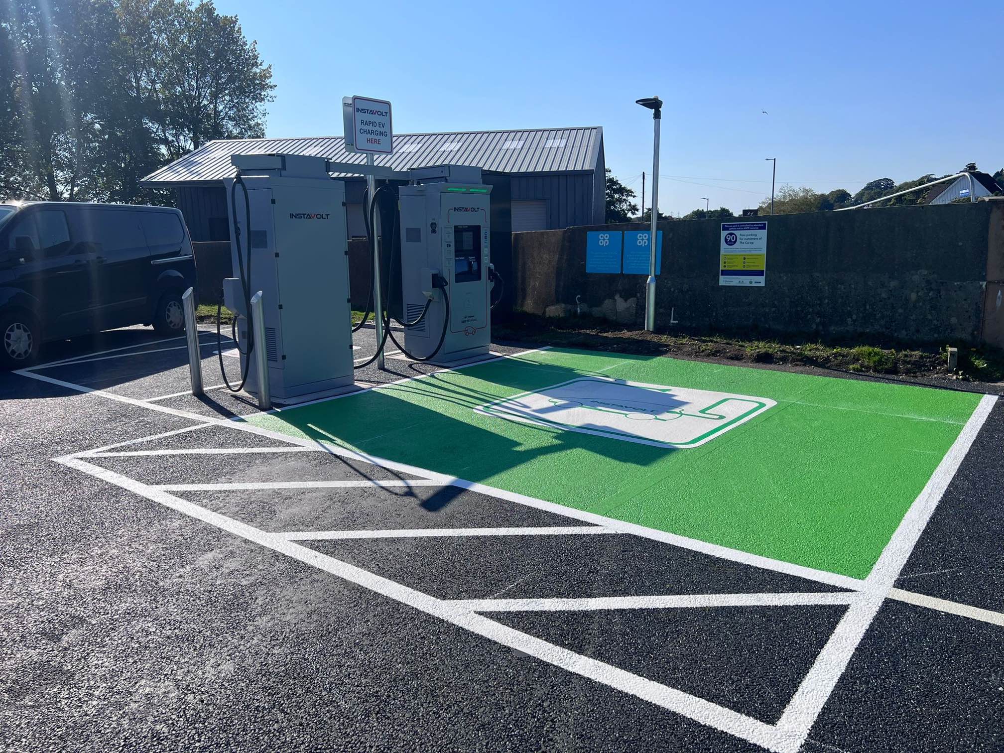 Images InstaVolt Charging Station