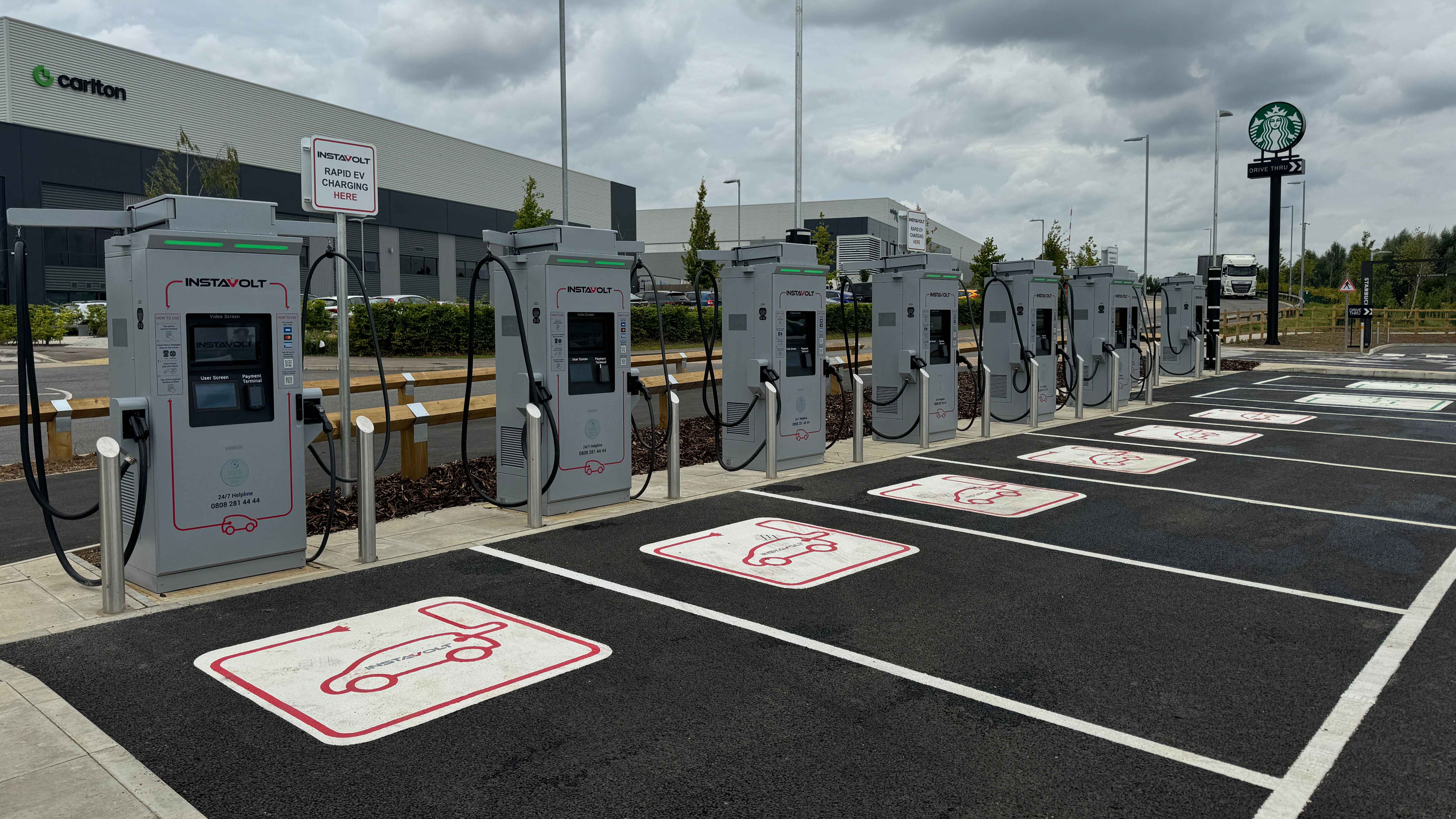 Images InstaVolt Charging Station