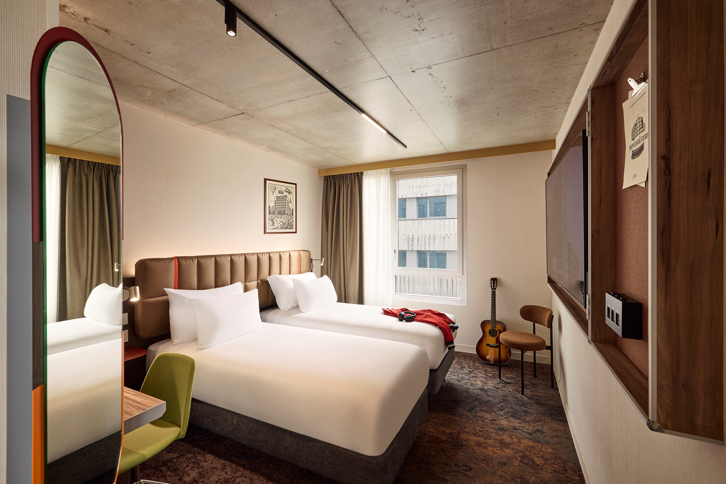 chambre à deux lits simples Welcome