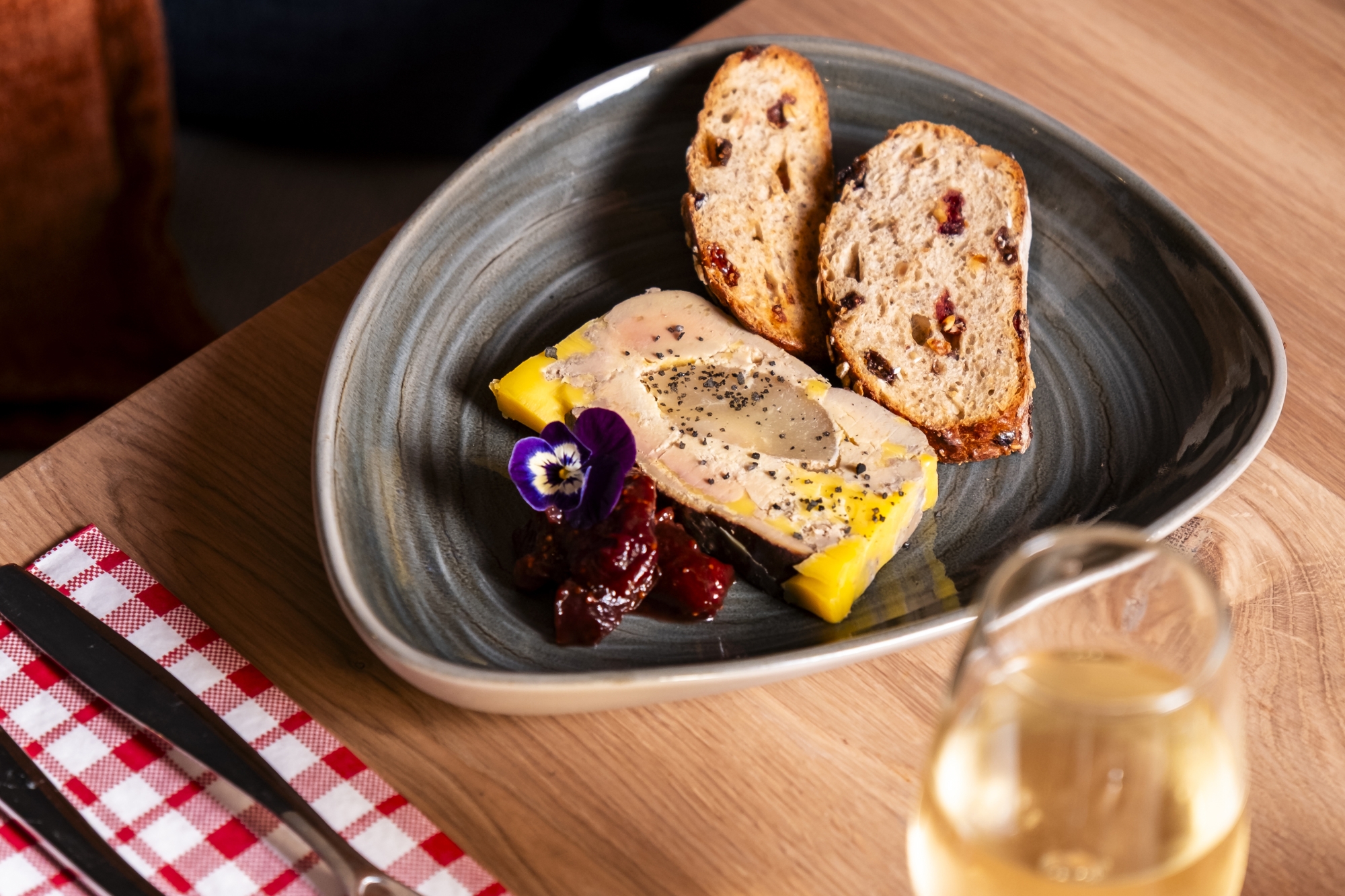 Exemple de plat à la carte du restaurant Le Loft