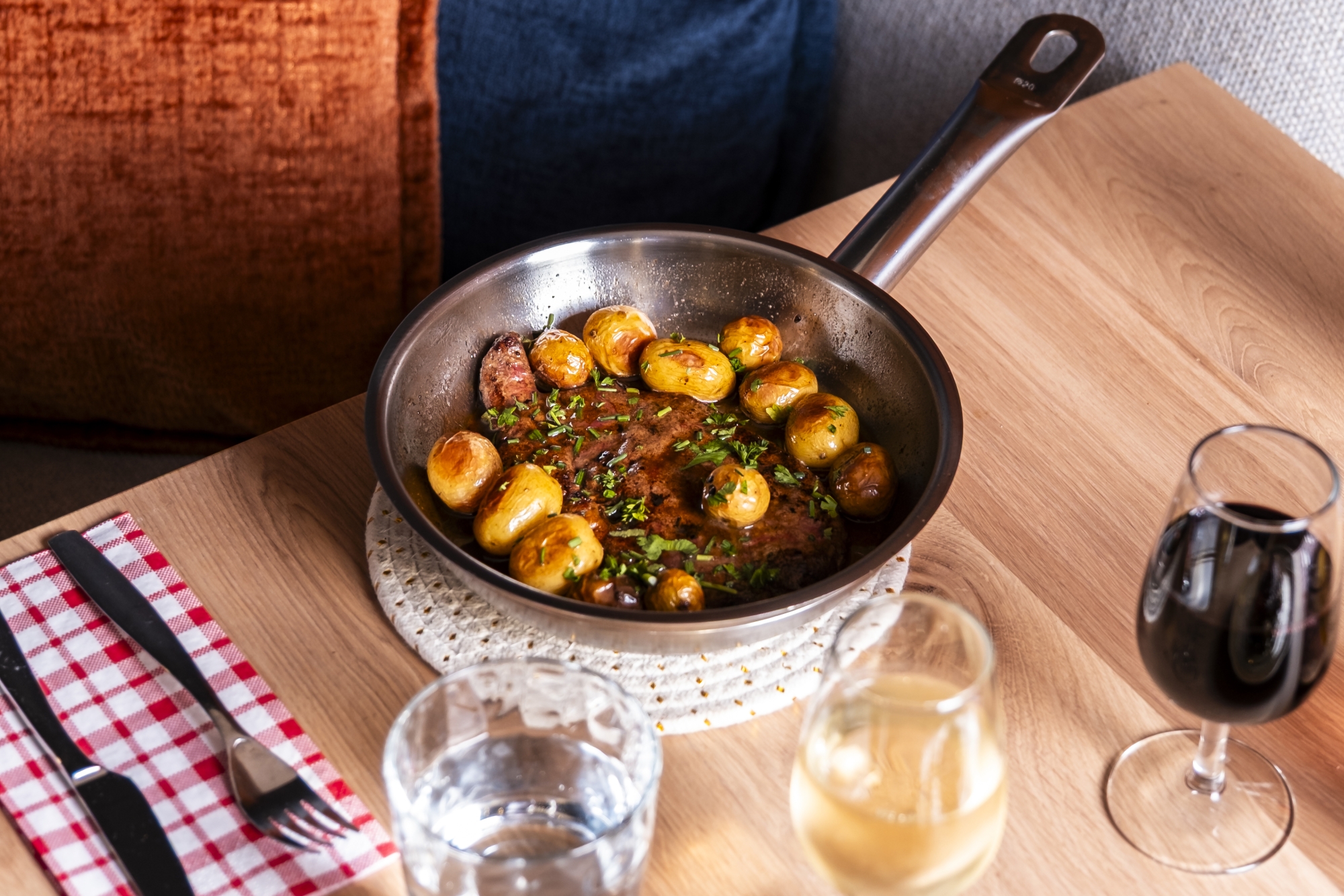 Exemple de plat à la carte du restaurant Le Loft